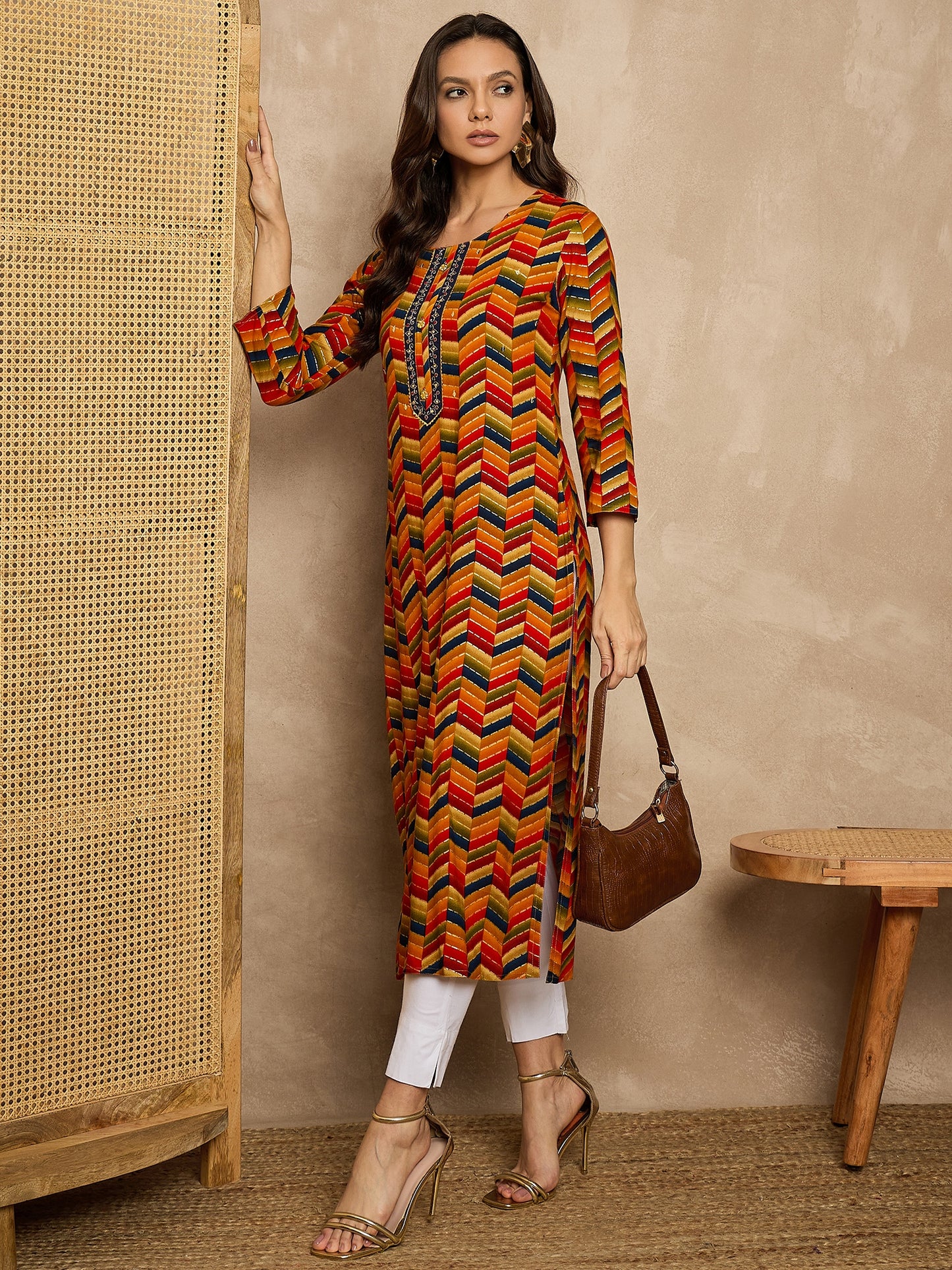 Printed Straight Kurta