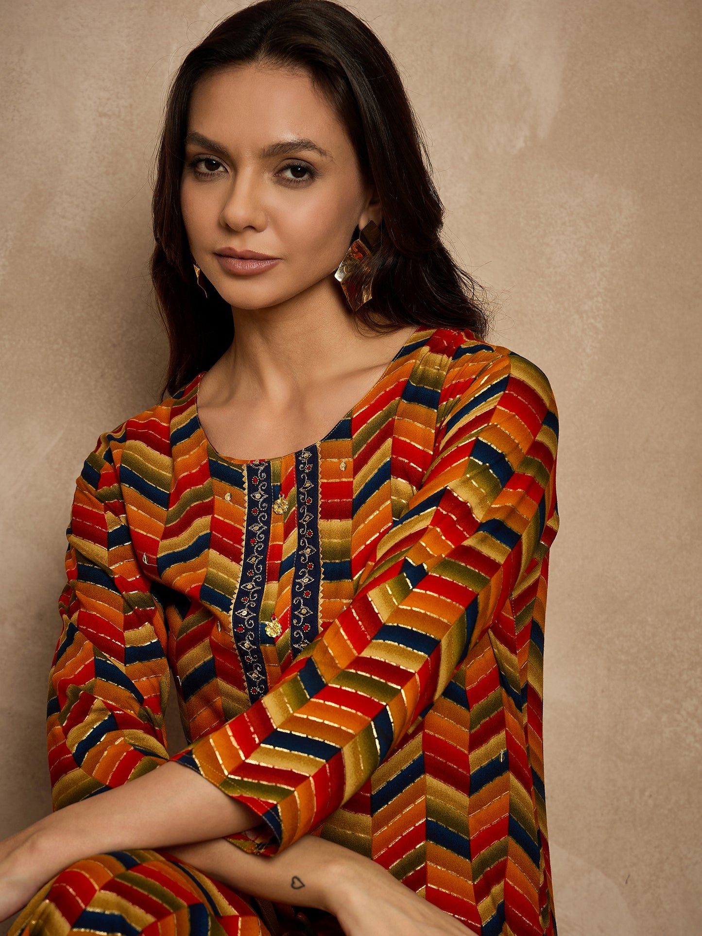 Printed Straight Kurta
