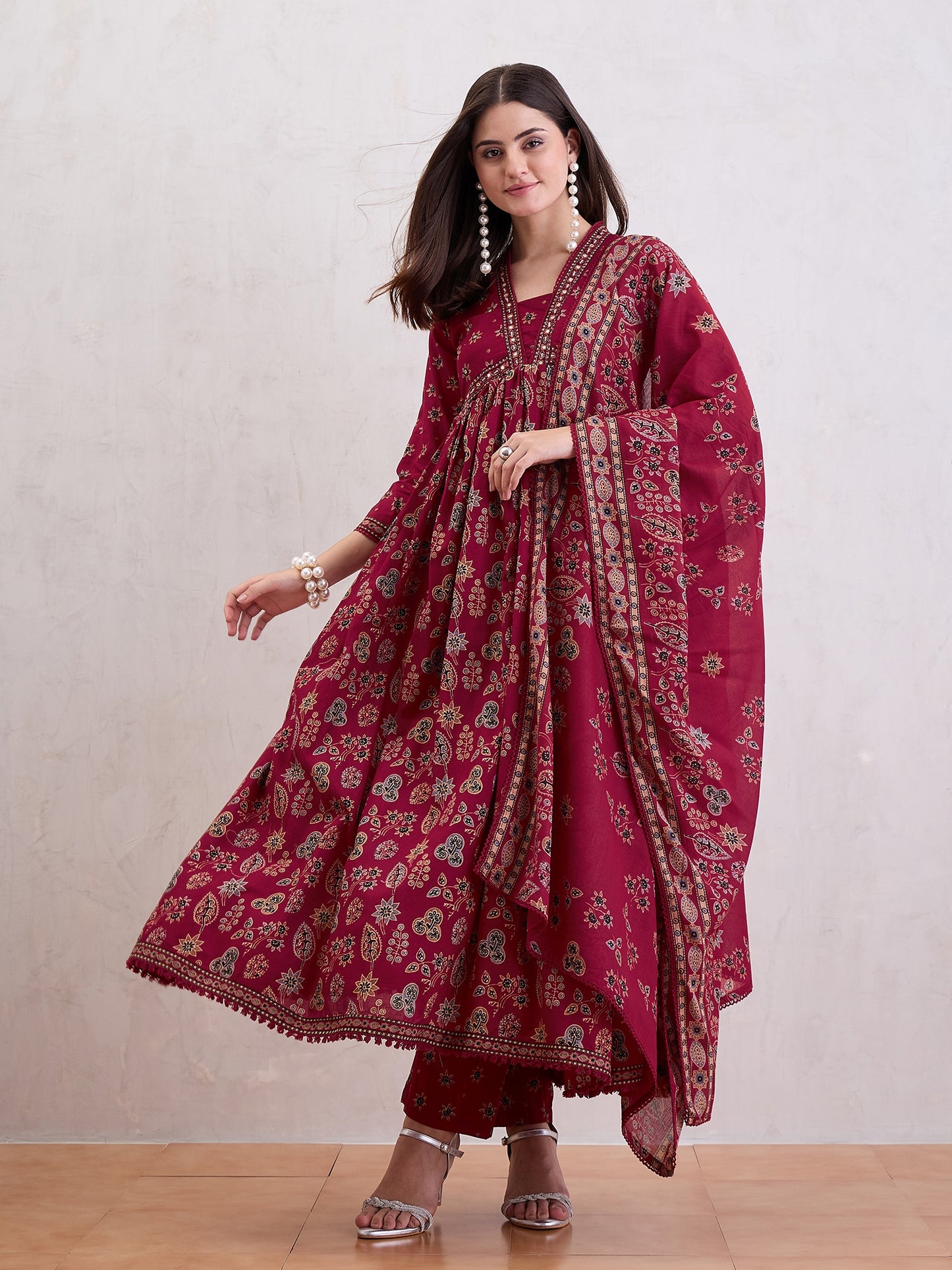 Women Anarkali Kurta Set