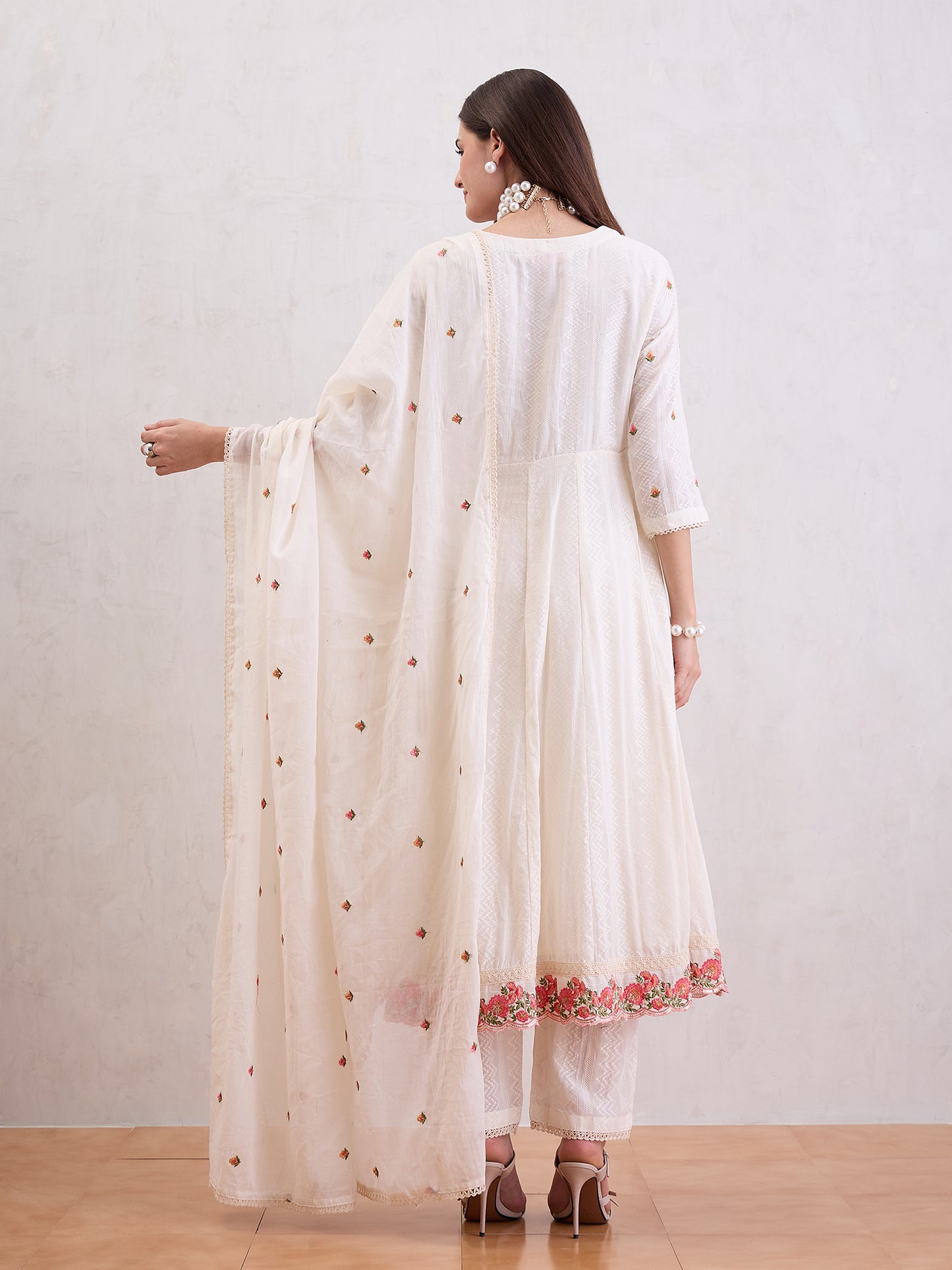 Women Dobby Texture Kurta Set