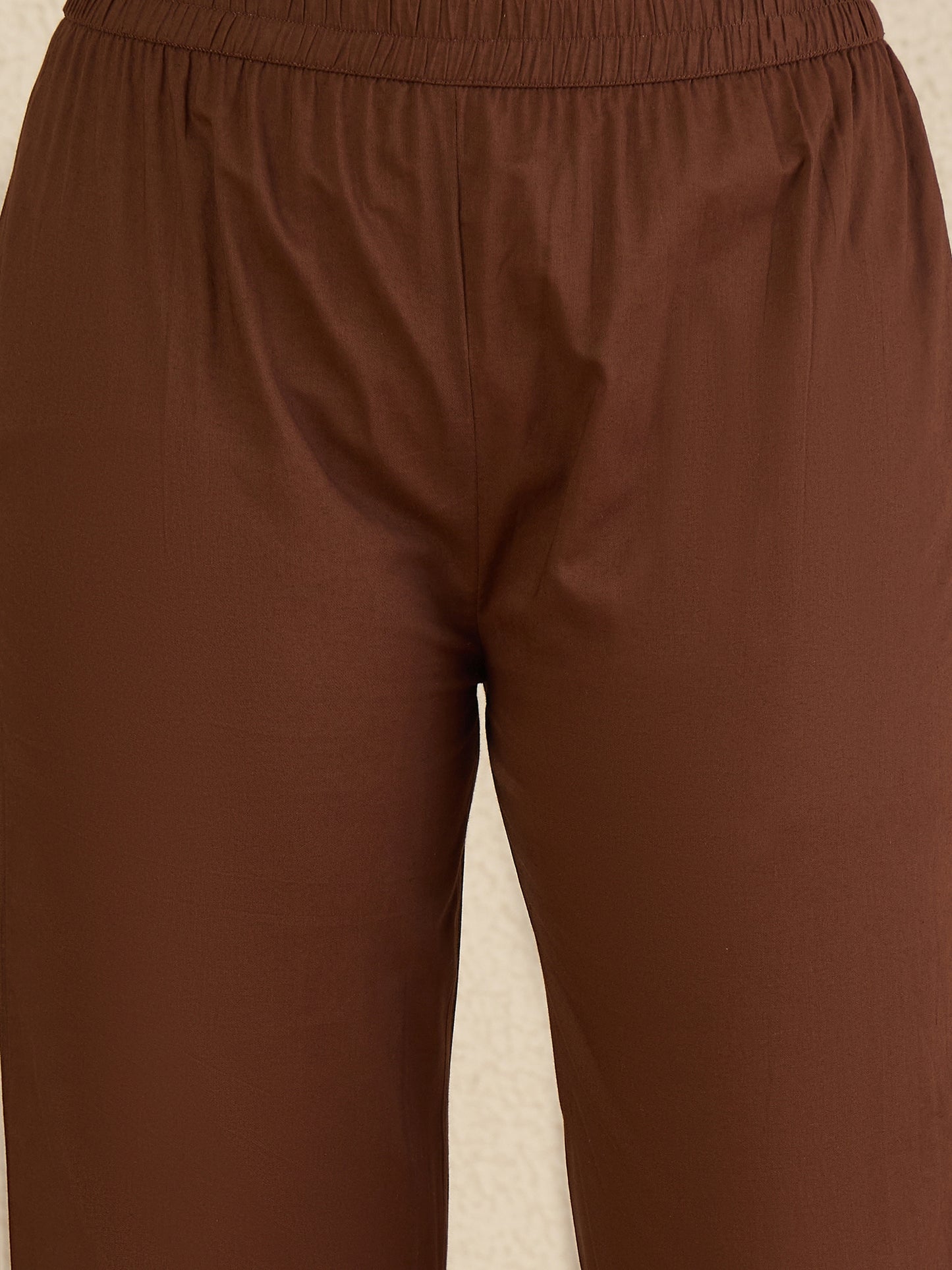 Women Floral Embroidered Regular Thread Work Kurta with Trousers & With Dupatta