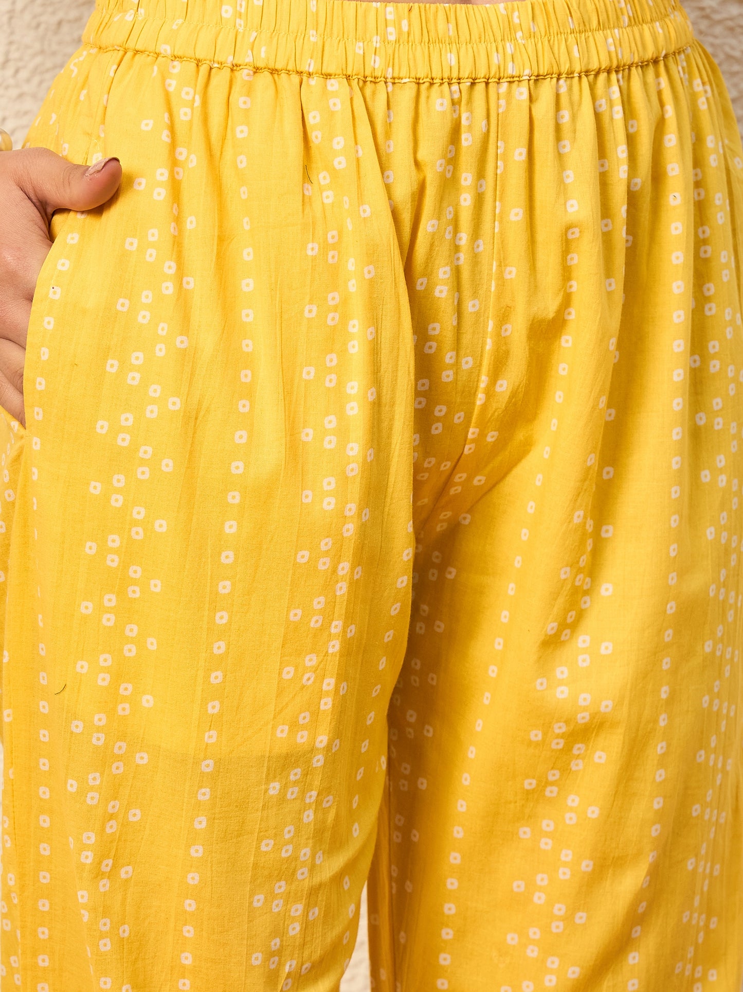 Women Ethnic Motifs Printed Regular Thread Work Pure Cotton Kurta with Trousers & With Dupatta