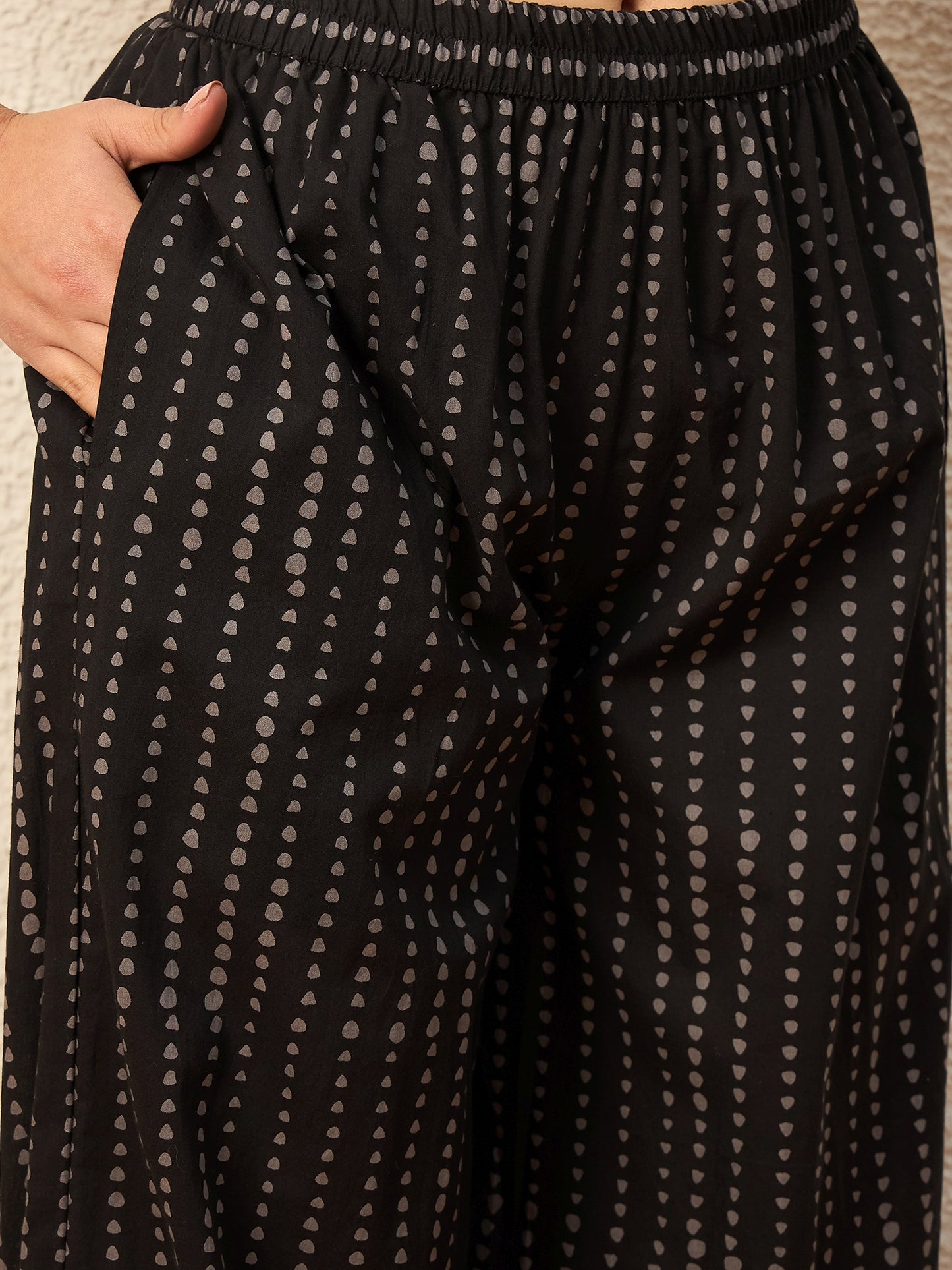 Women Ethnic Motifs Printed Regular Thread Work Pure Cotton Kurta with Patiala & With Dupatta