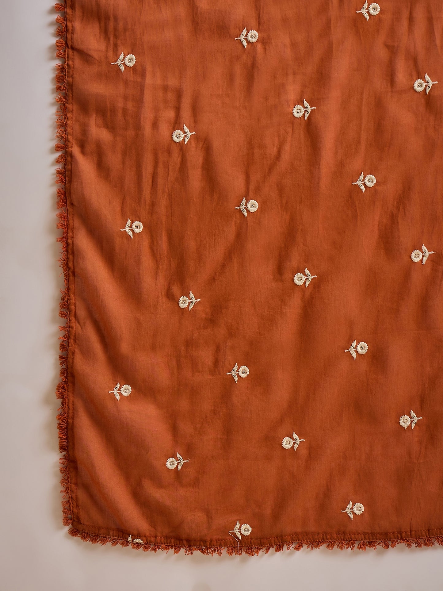Women Ethnic Motifs Embroidered Anarkali Kurta with Trousers & Dupatta
