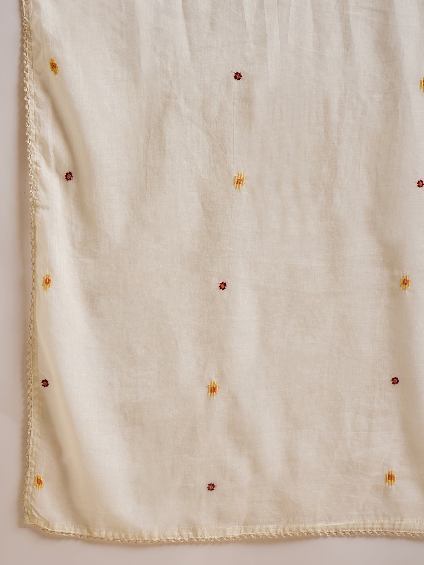 Women Ethnic Motifs Embroidered Thread Work Anarkali Kurta with Trousers & Dupatta