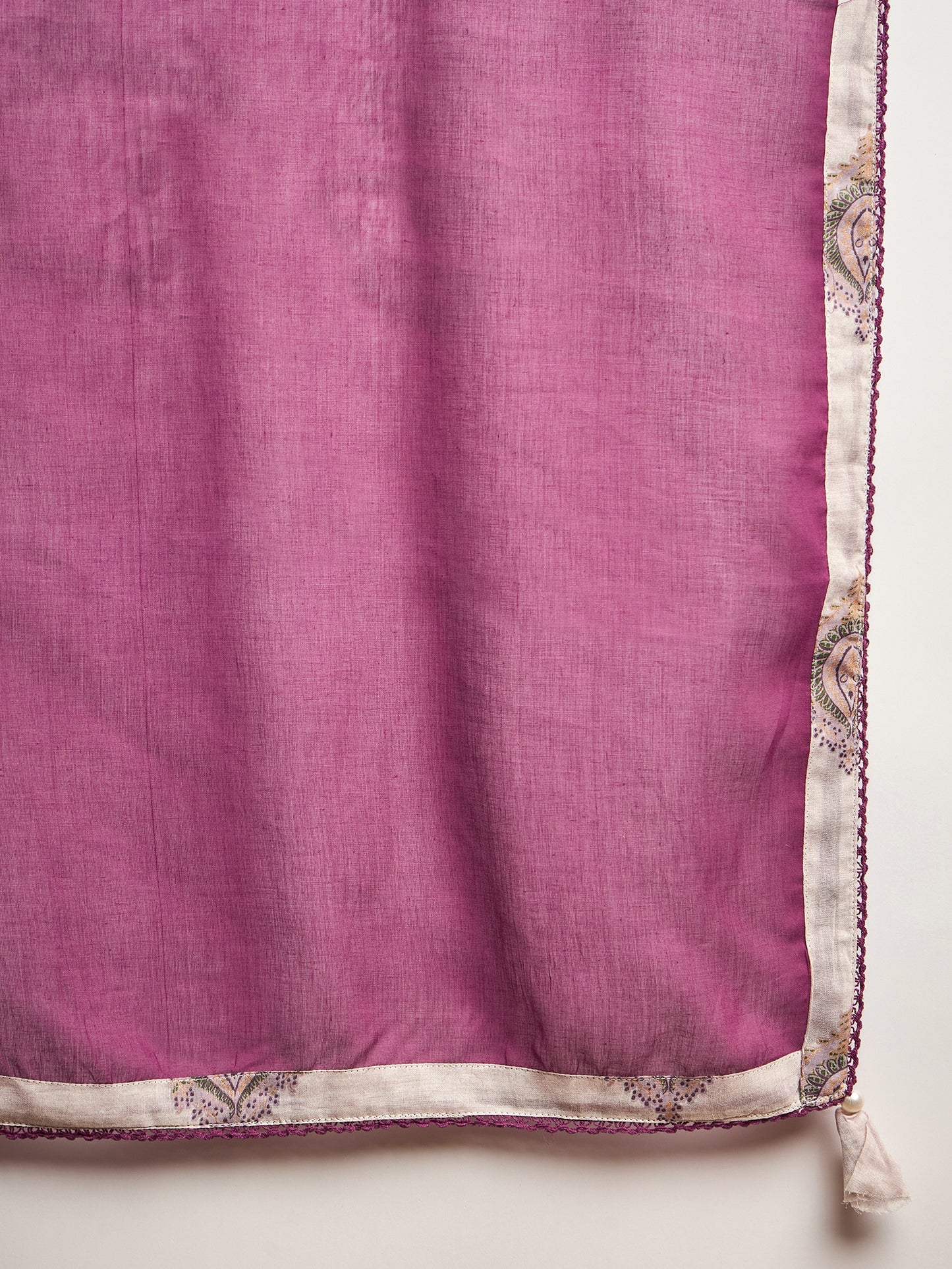 Women Ethnic Motifs Printed Thread Work Anarkali Kurta with Trousers & Dupatta