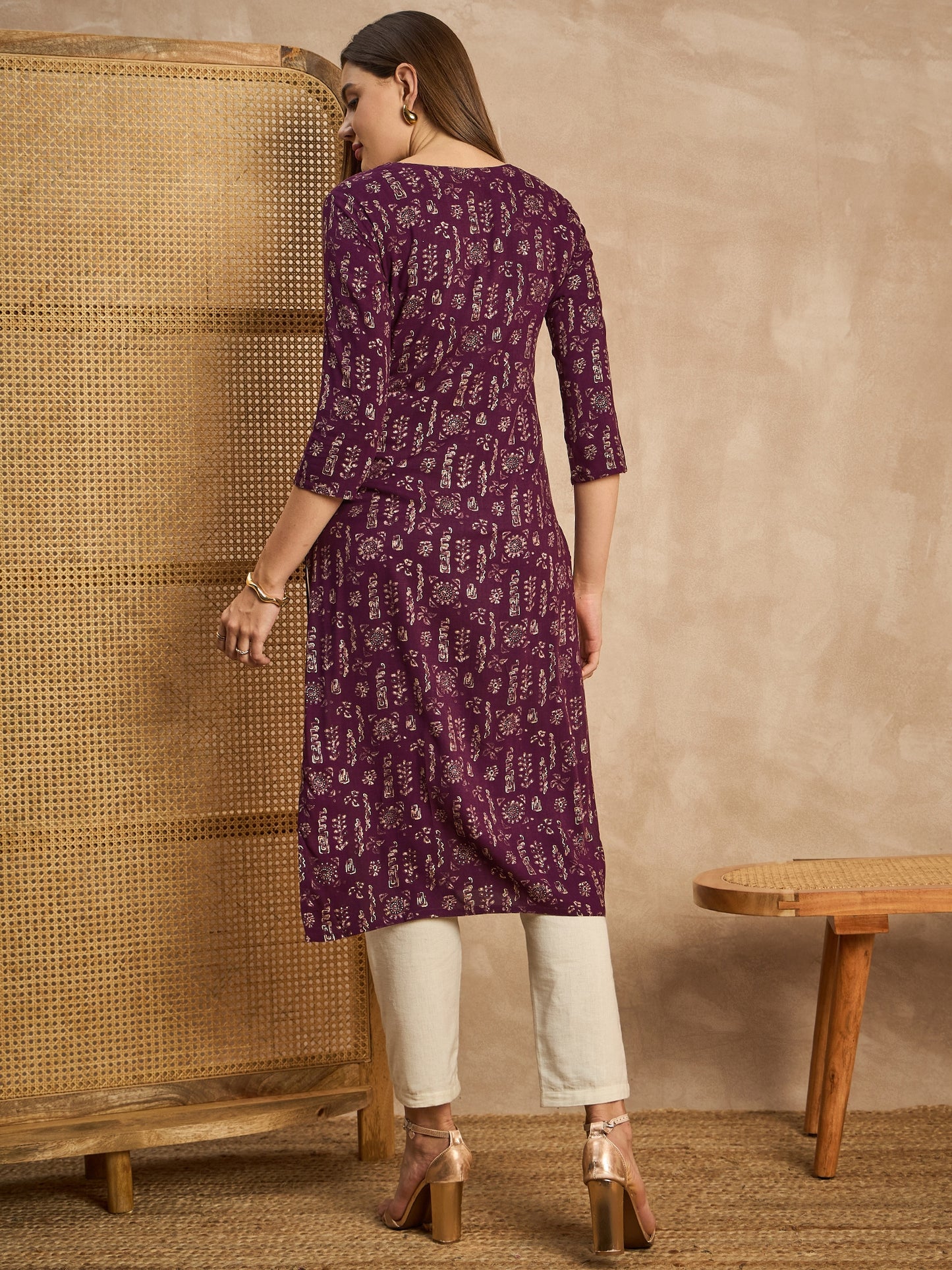 Printed Straight Kurta