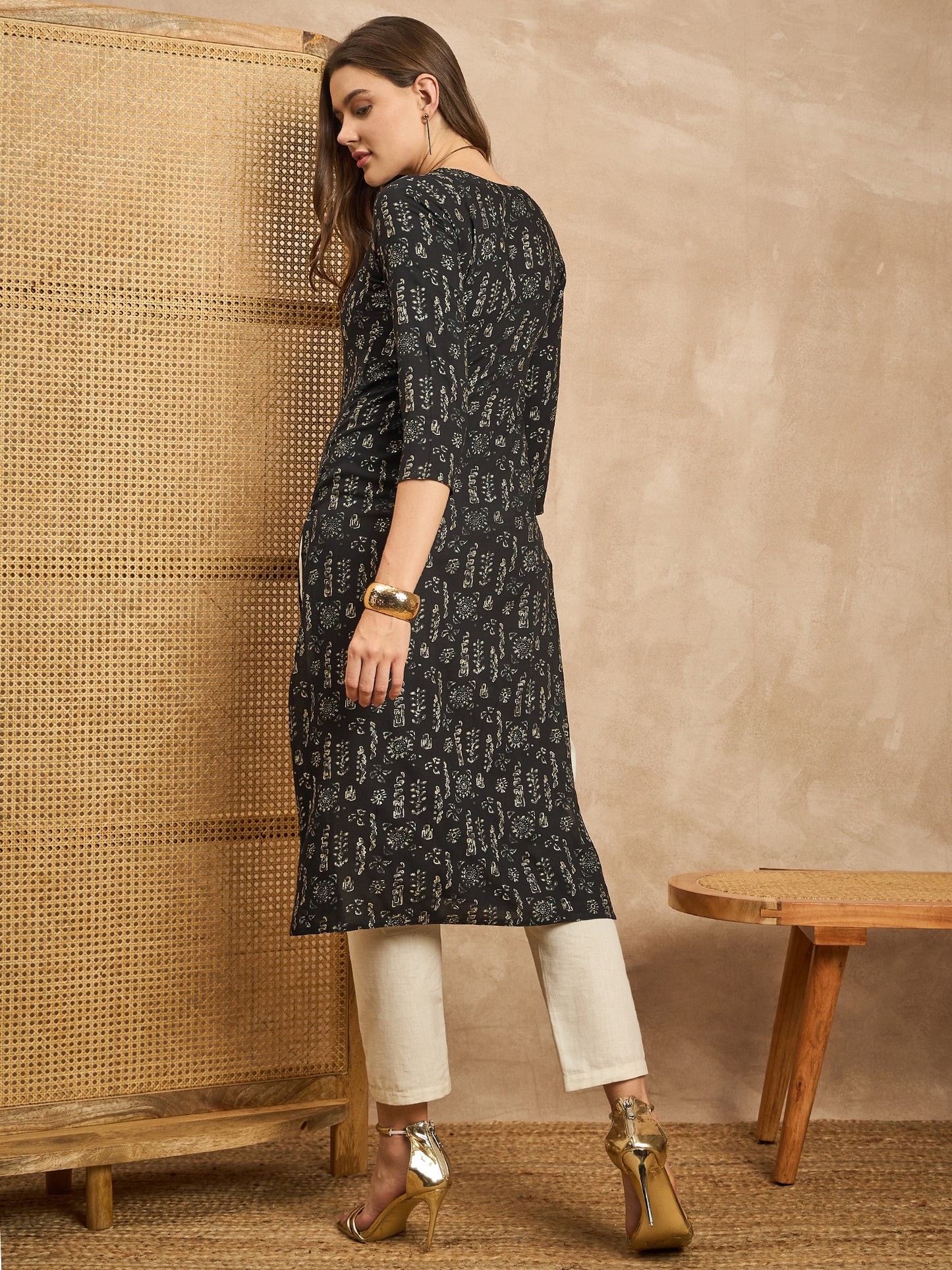 Printed Straight Kurta