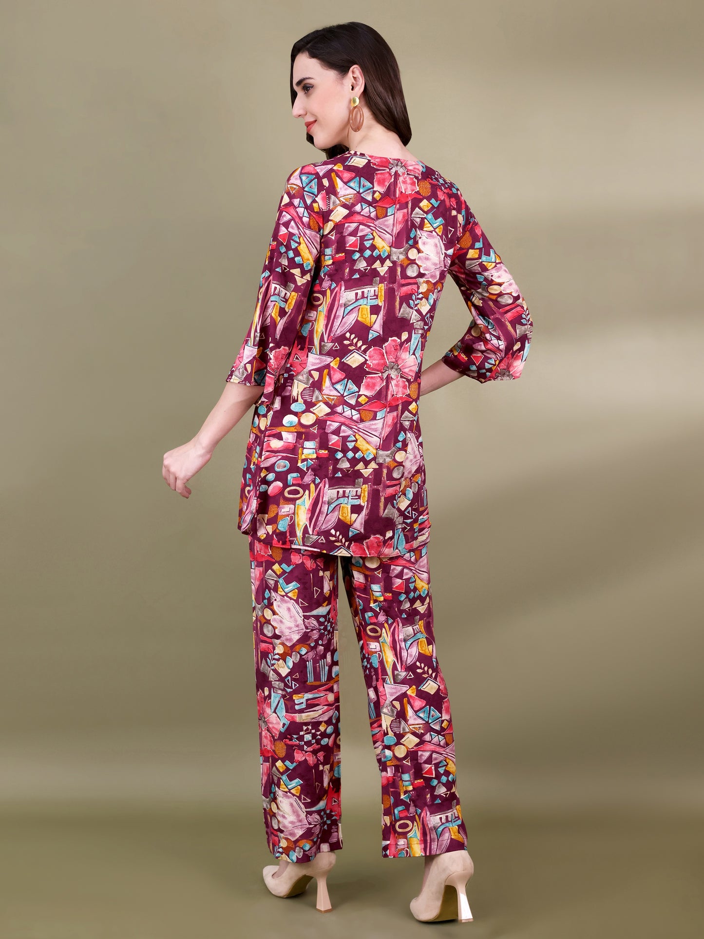 Printed Tunic With Trouser Co-Ords