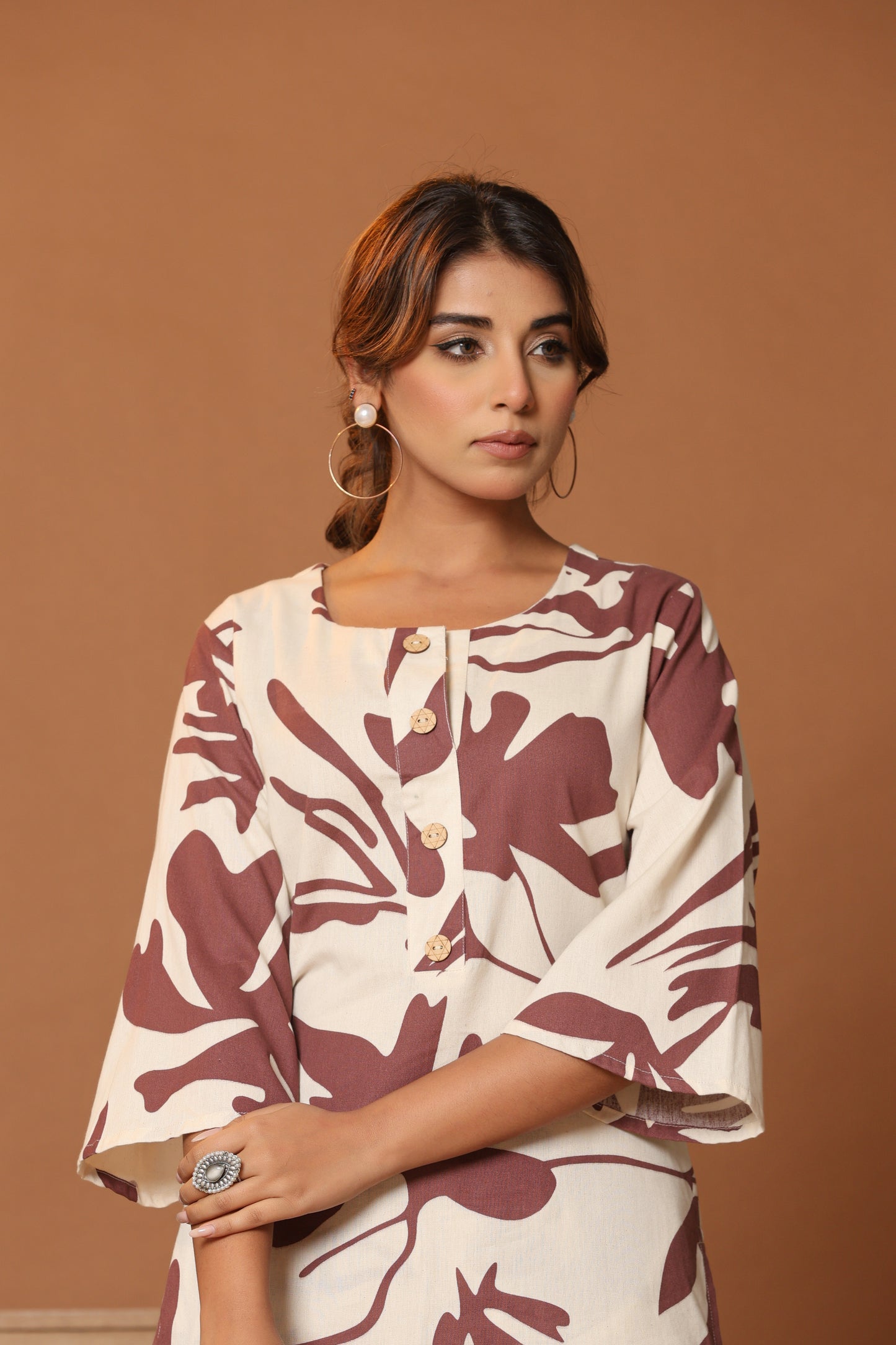 Printed Top & Trousers Co-Ords Set