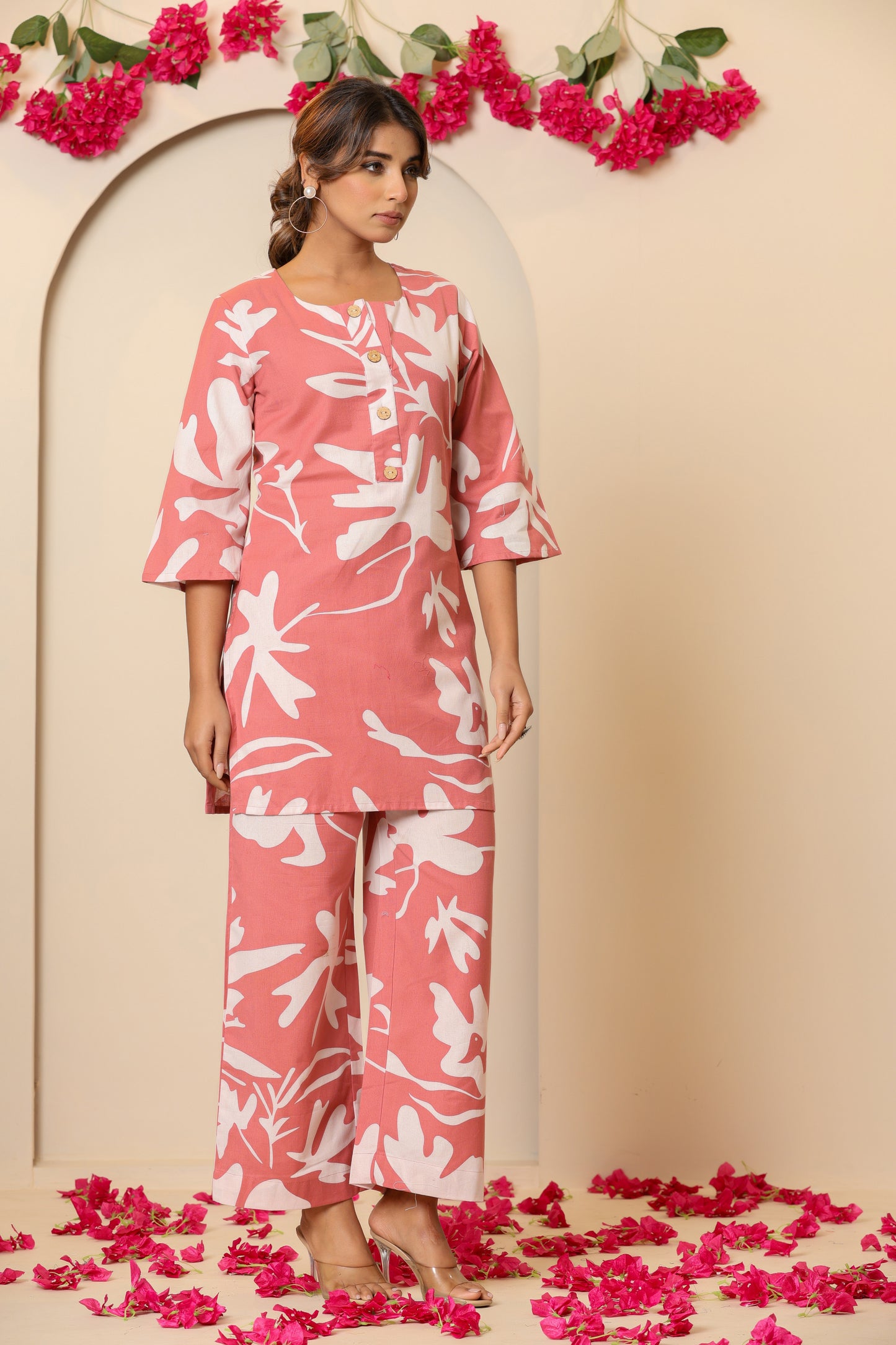 Printed Tunic With Trousers Co-Ords
