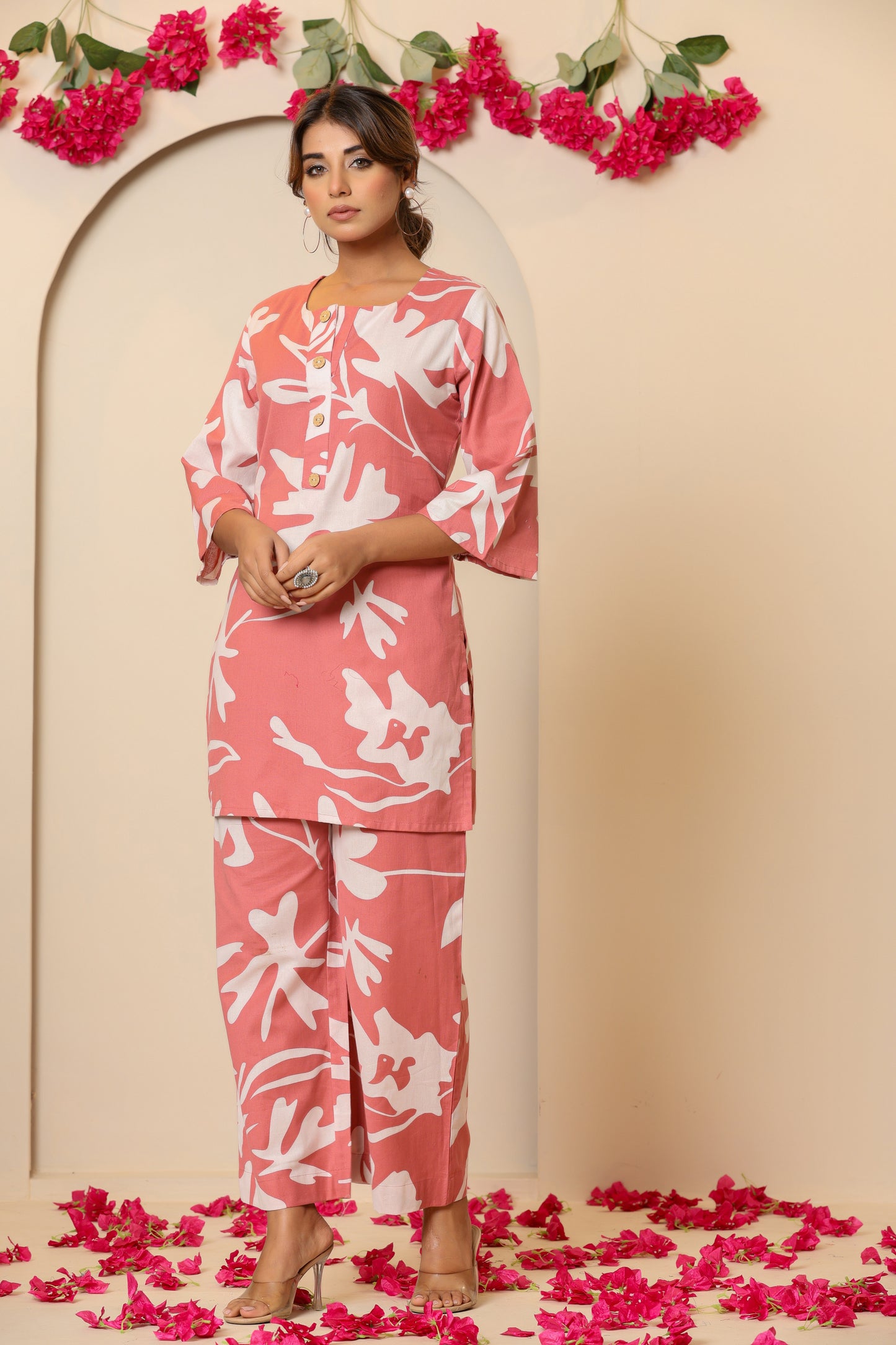 Printed Tunic With Trousers Co-Ords