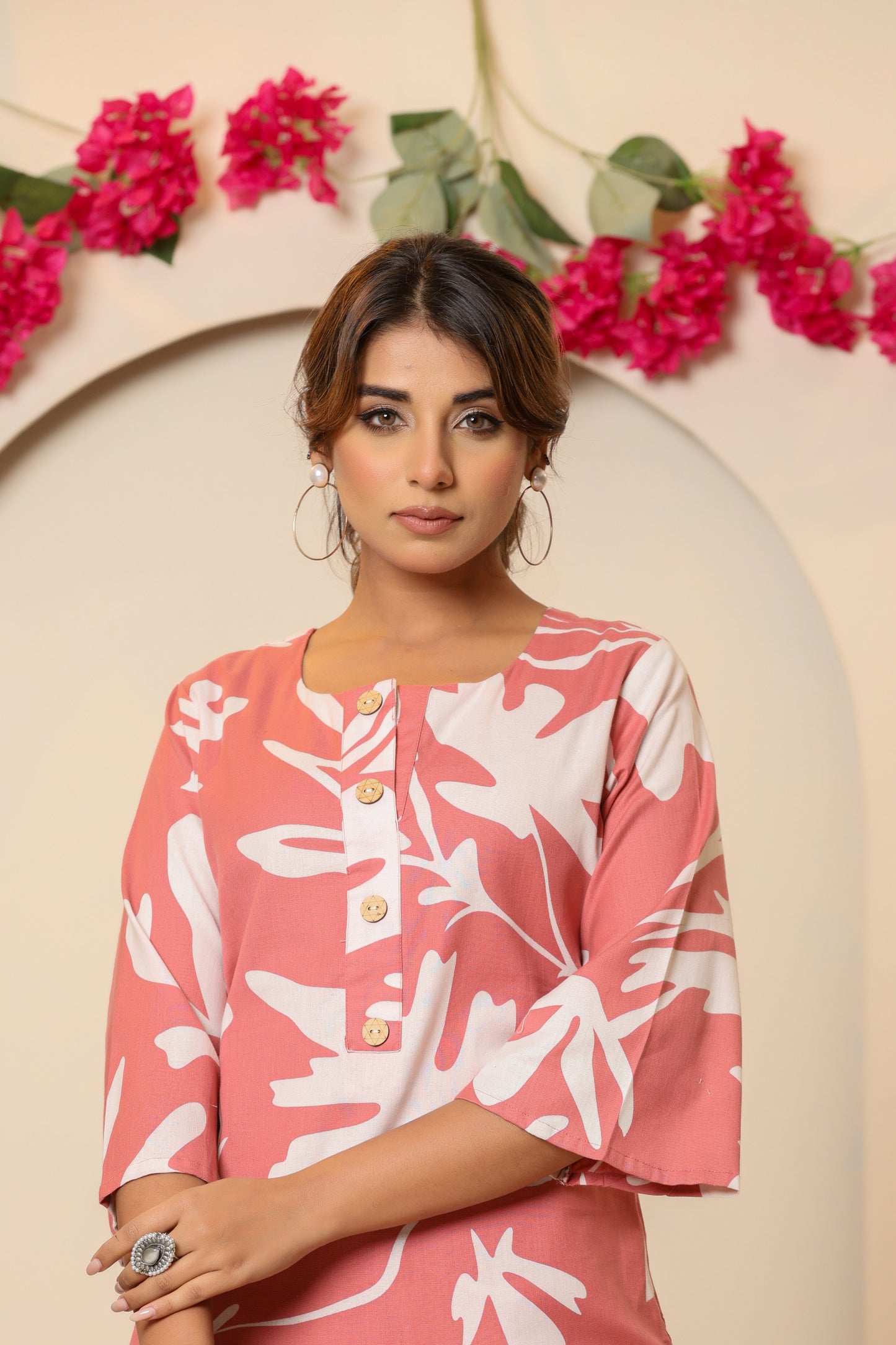 Printed Tunic With Trousers Co-Ords