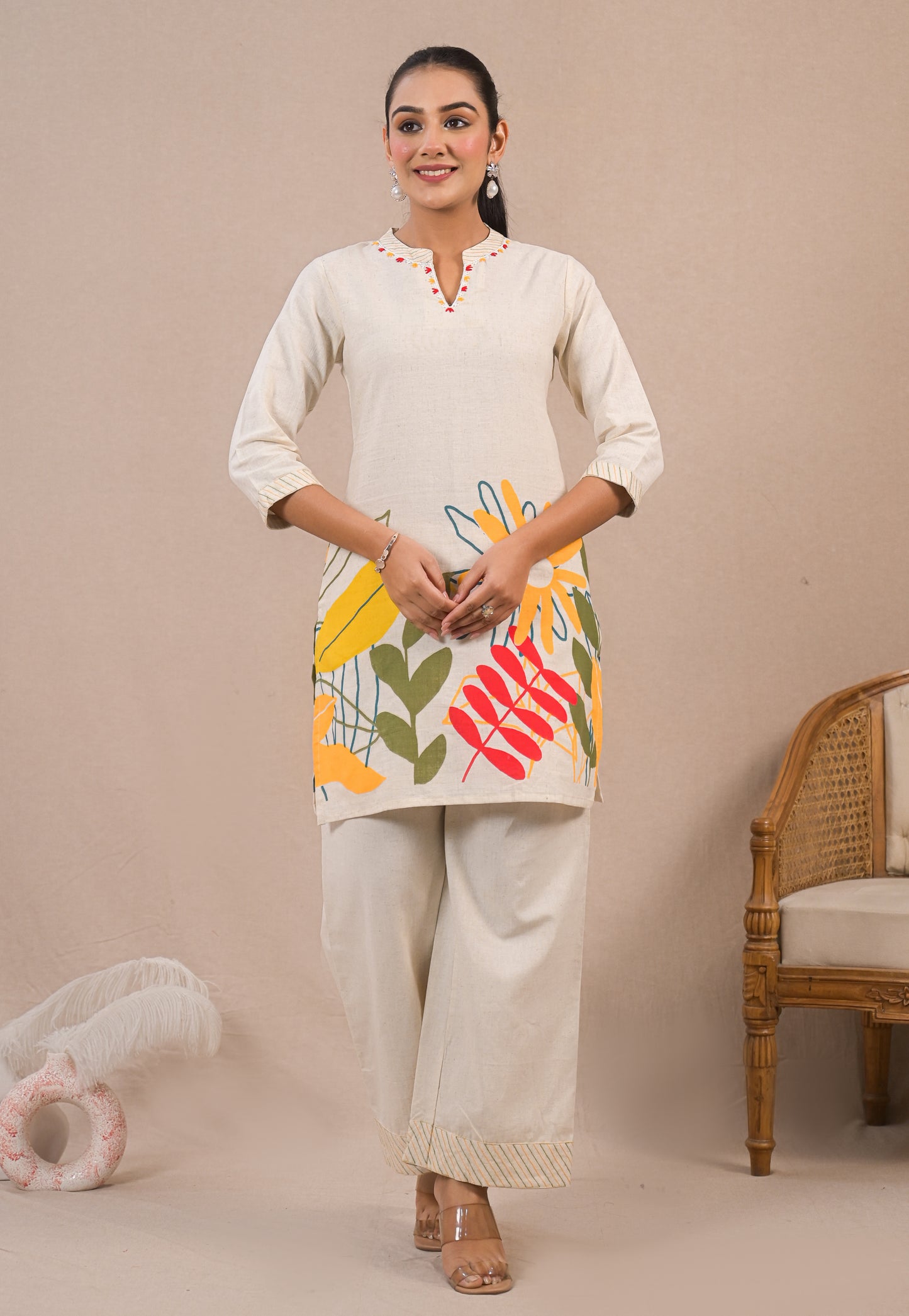 Printed Top & Trousers Co-Ords