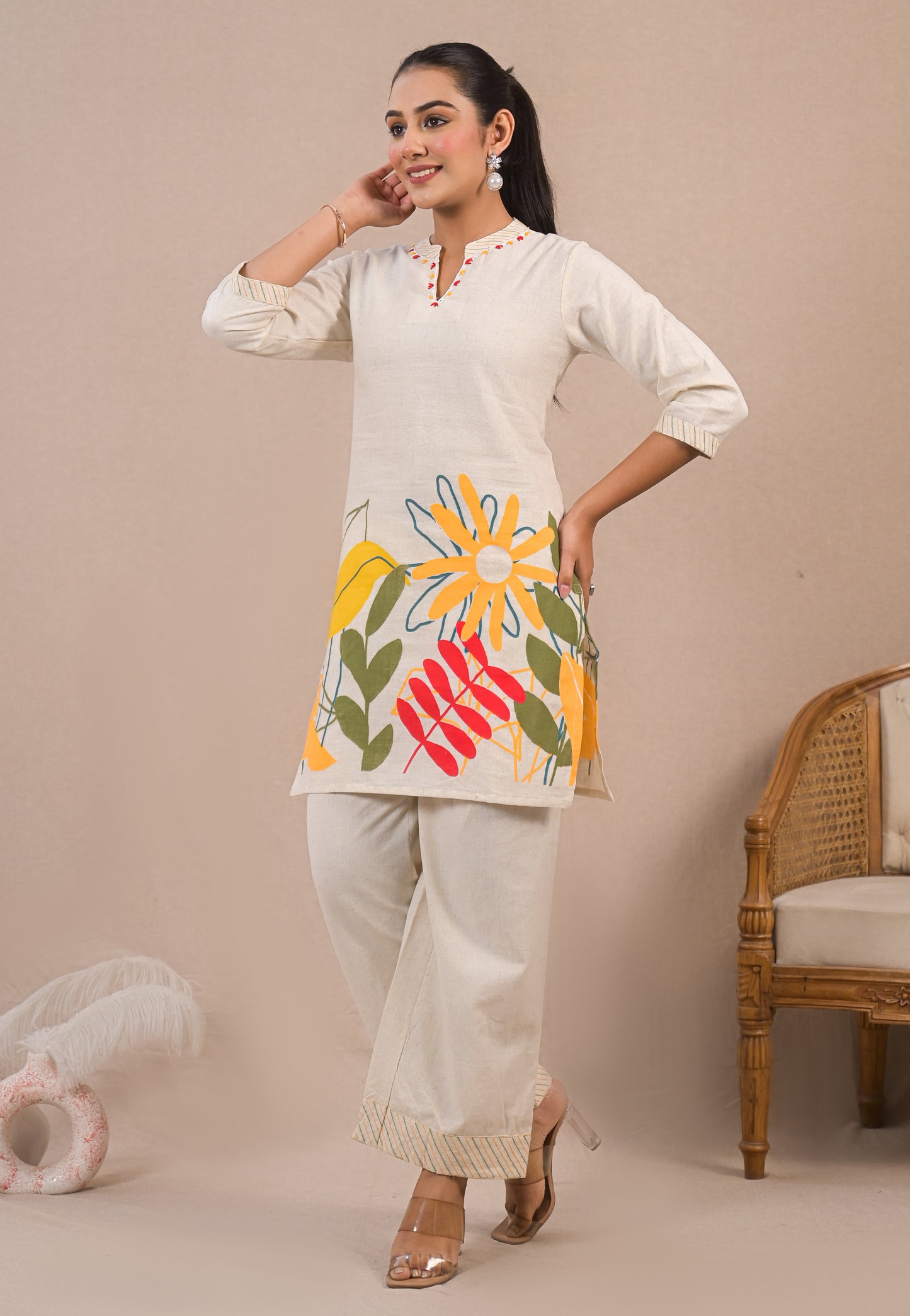 Printed Top & Trousers Co-Ords