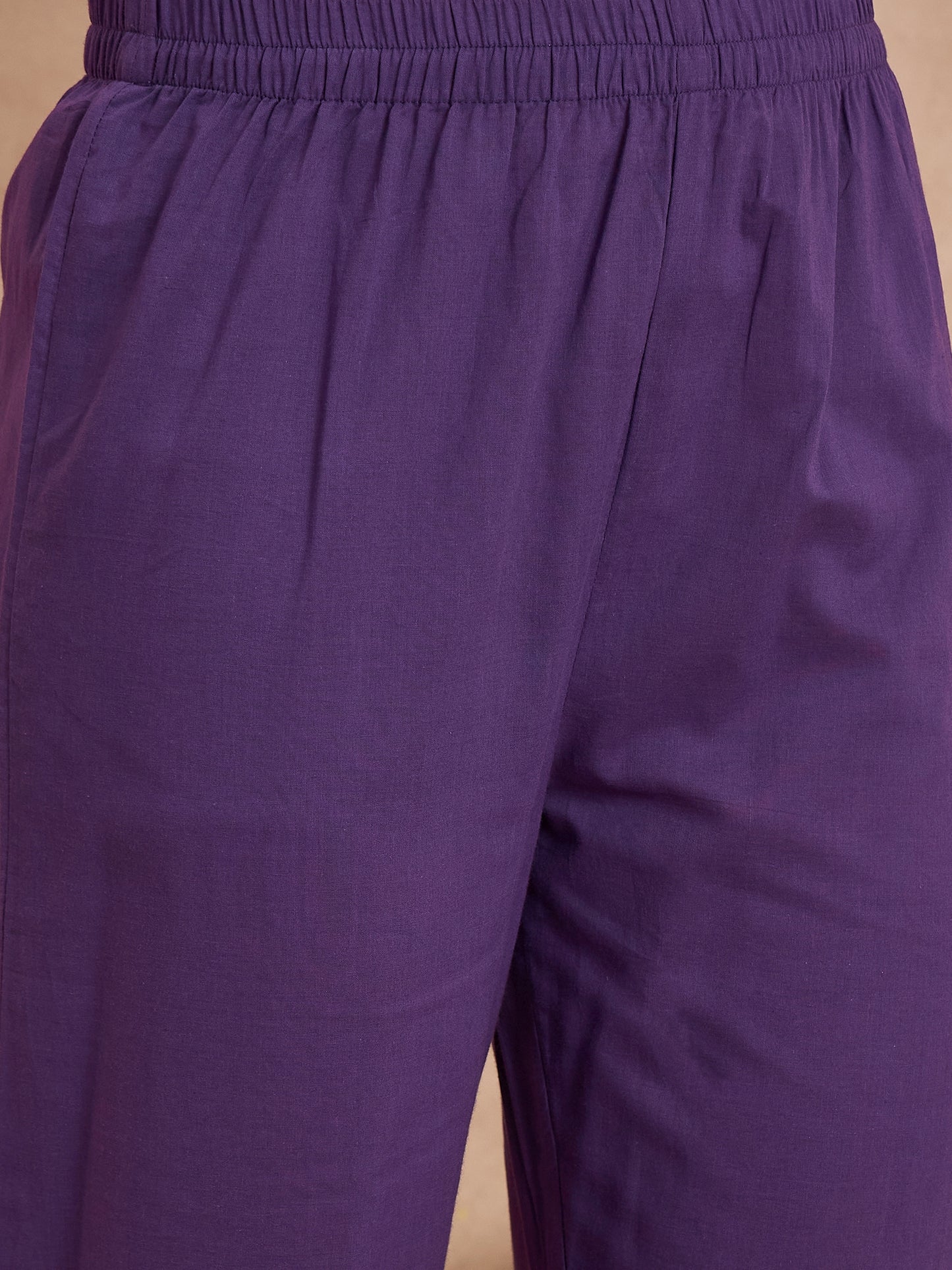 Women Floral Printed Pure Cotton Kurta with Trouser & Dupatta