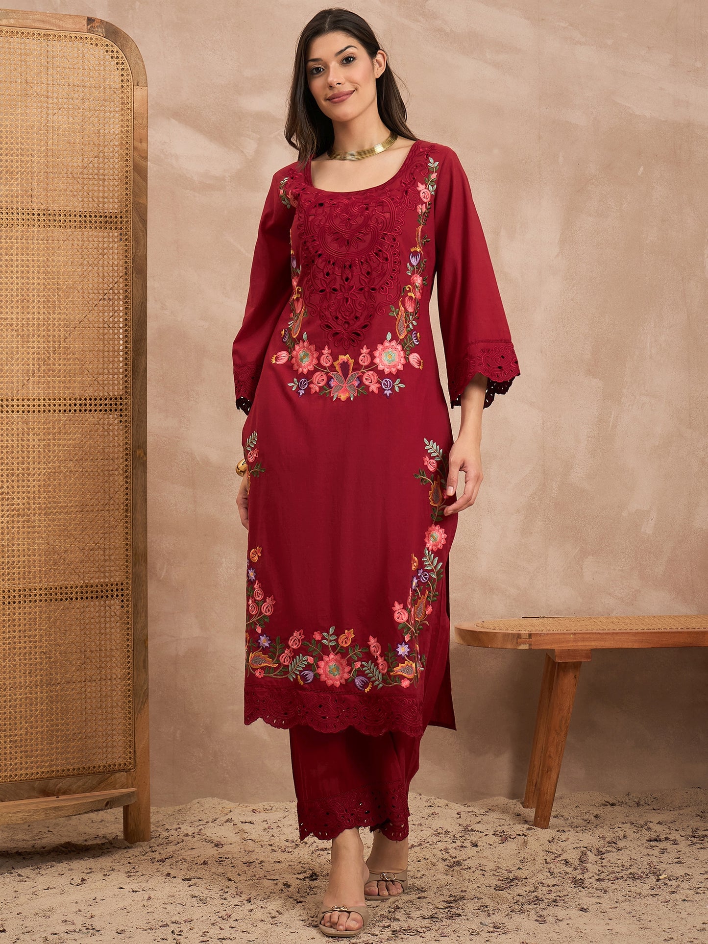 Women Cotton Kurta Sets