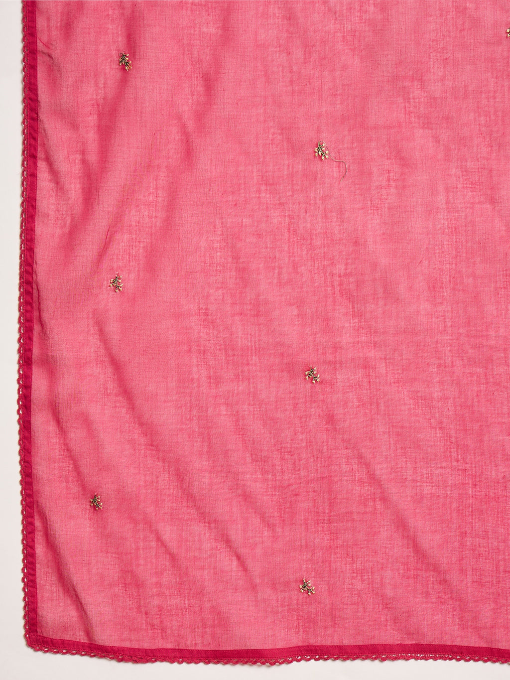 Women Ethnic Motifs Embroidered Panelled Thread Work Kurta with Trousers & With Dupatta