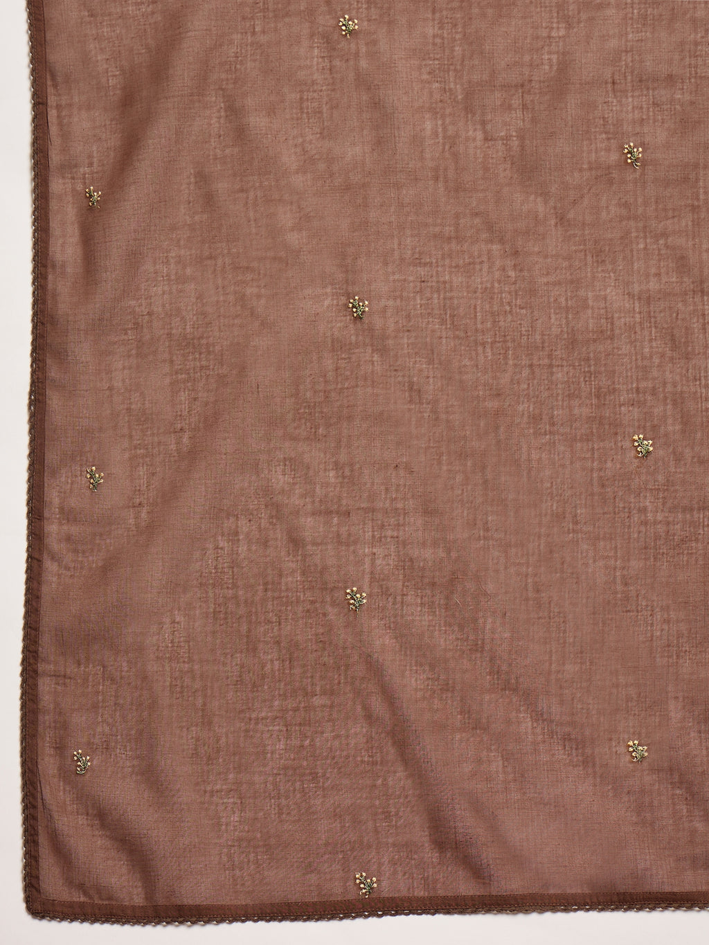 Women Motifs Embroidered Pleated Thread Work Kurta with Trousers & With Dupatta