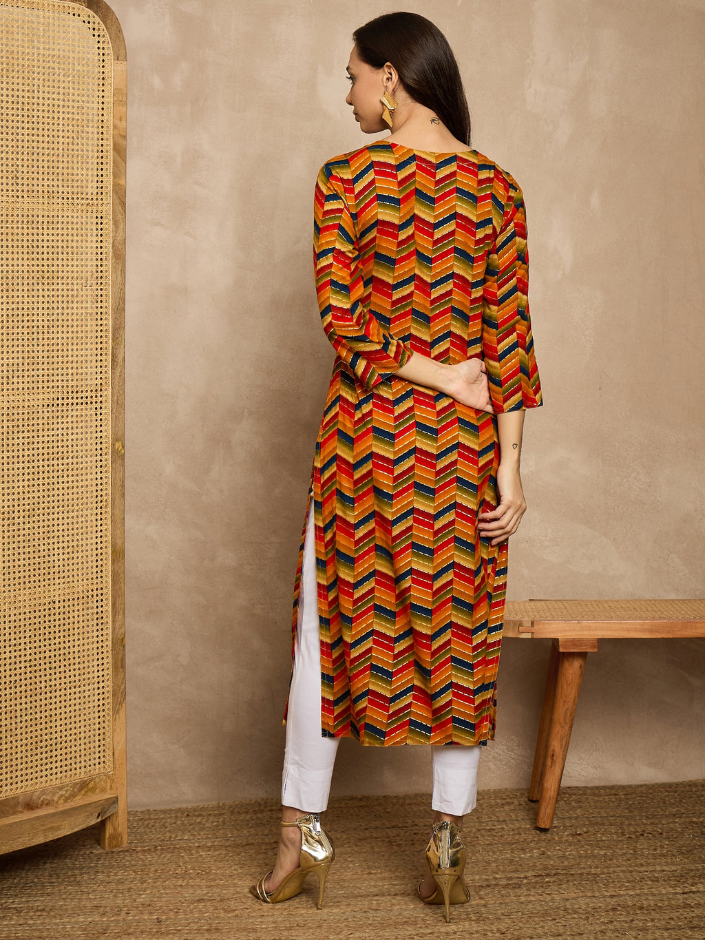 Printed Straight Kurta