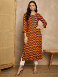 Printed Straight Kurta