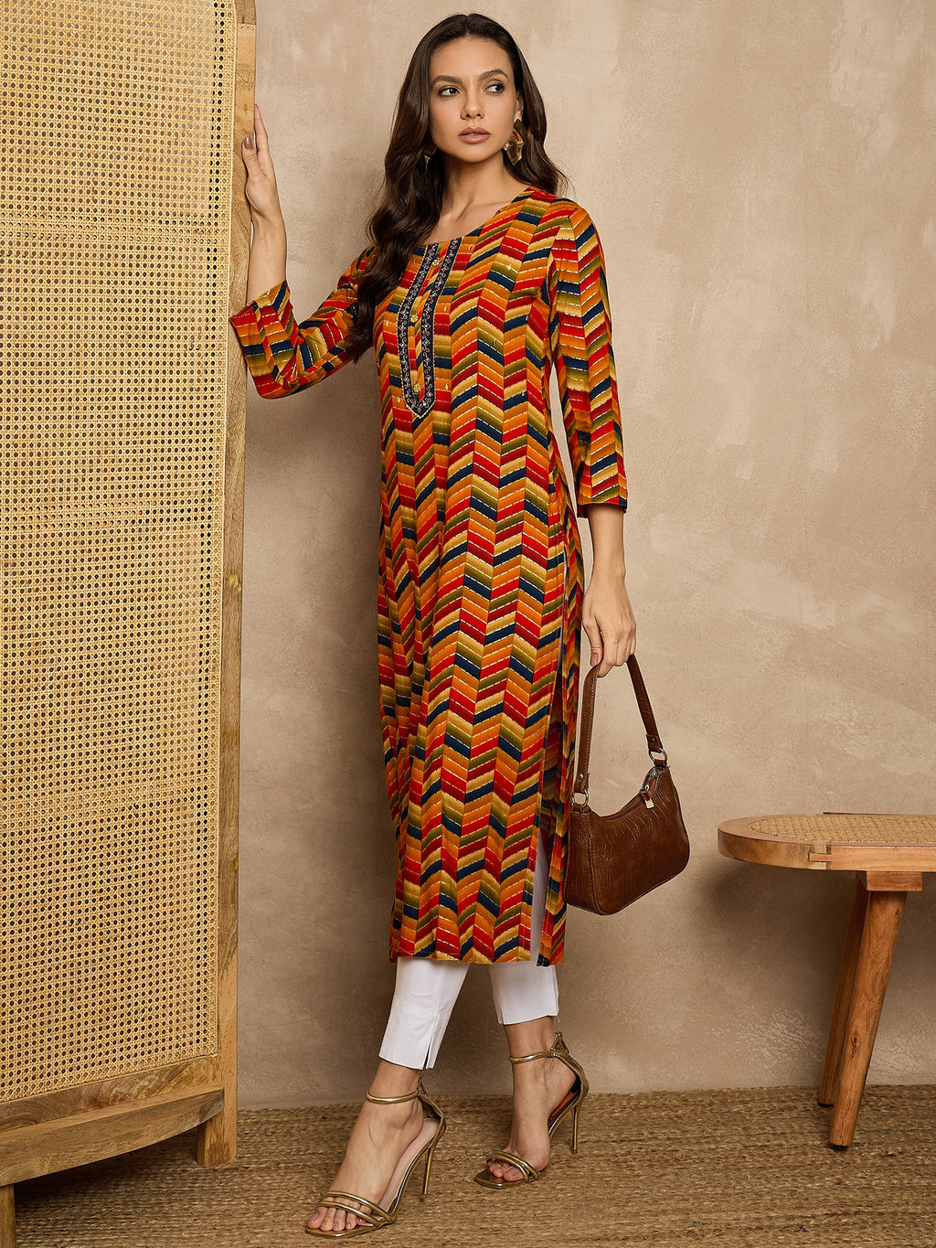 Printed Straight Kurta