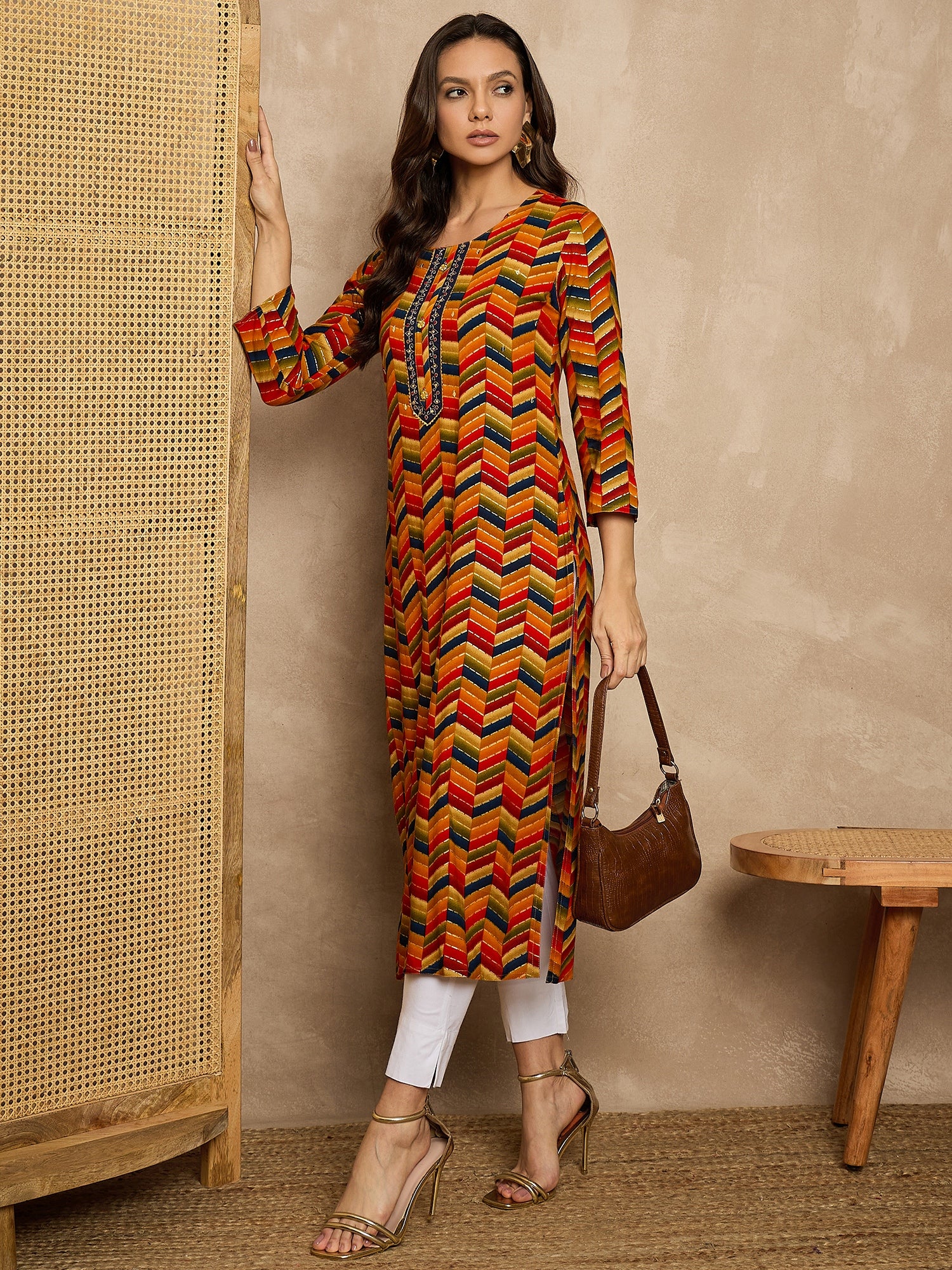 Printed Straight Kurta