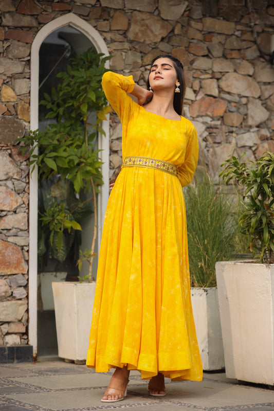 Magic Of Mustard Gown