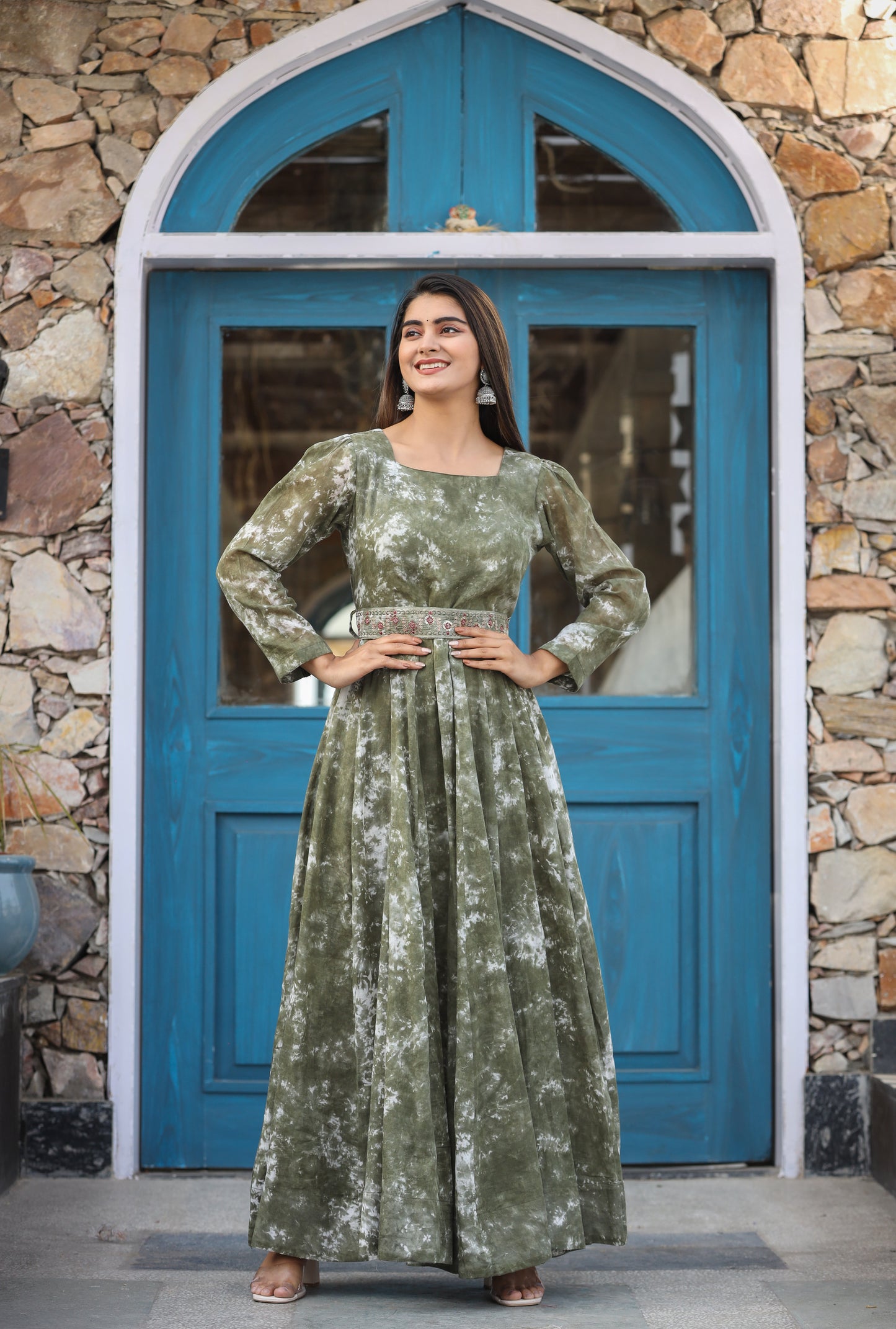 Juinper Green Gown