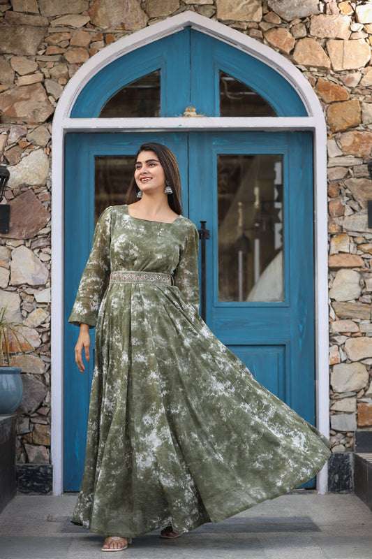 Juinper Green Gown