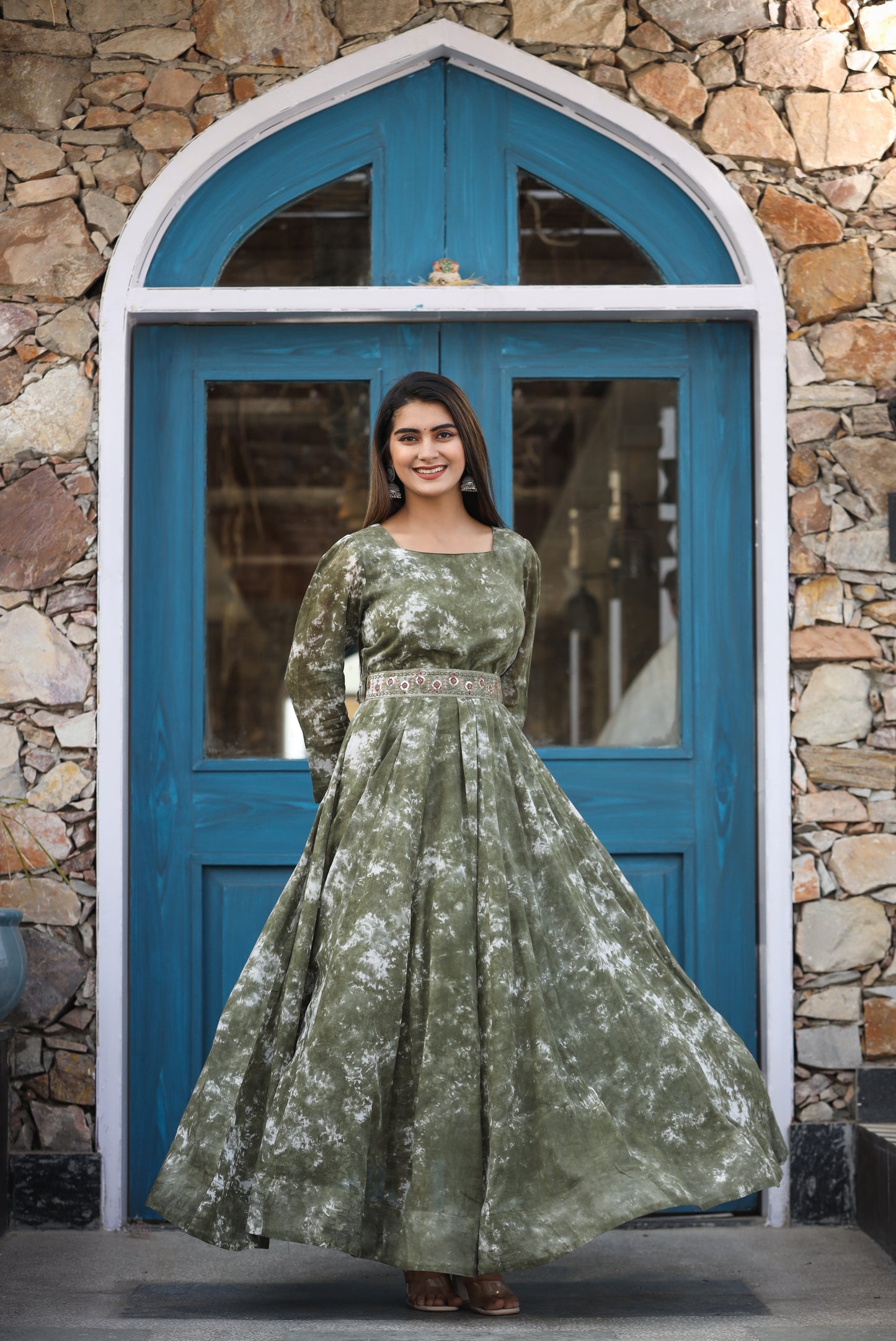 Juinper Green Gown