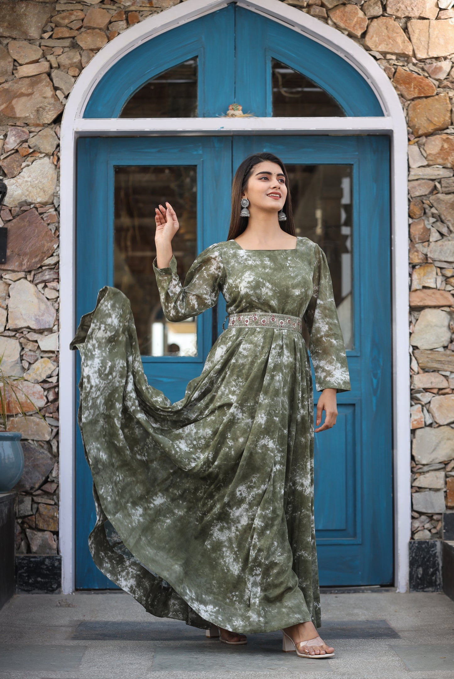 Juinper Green Gown