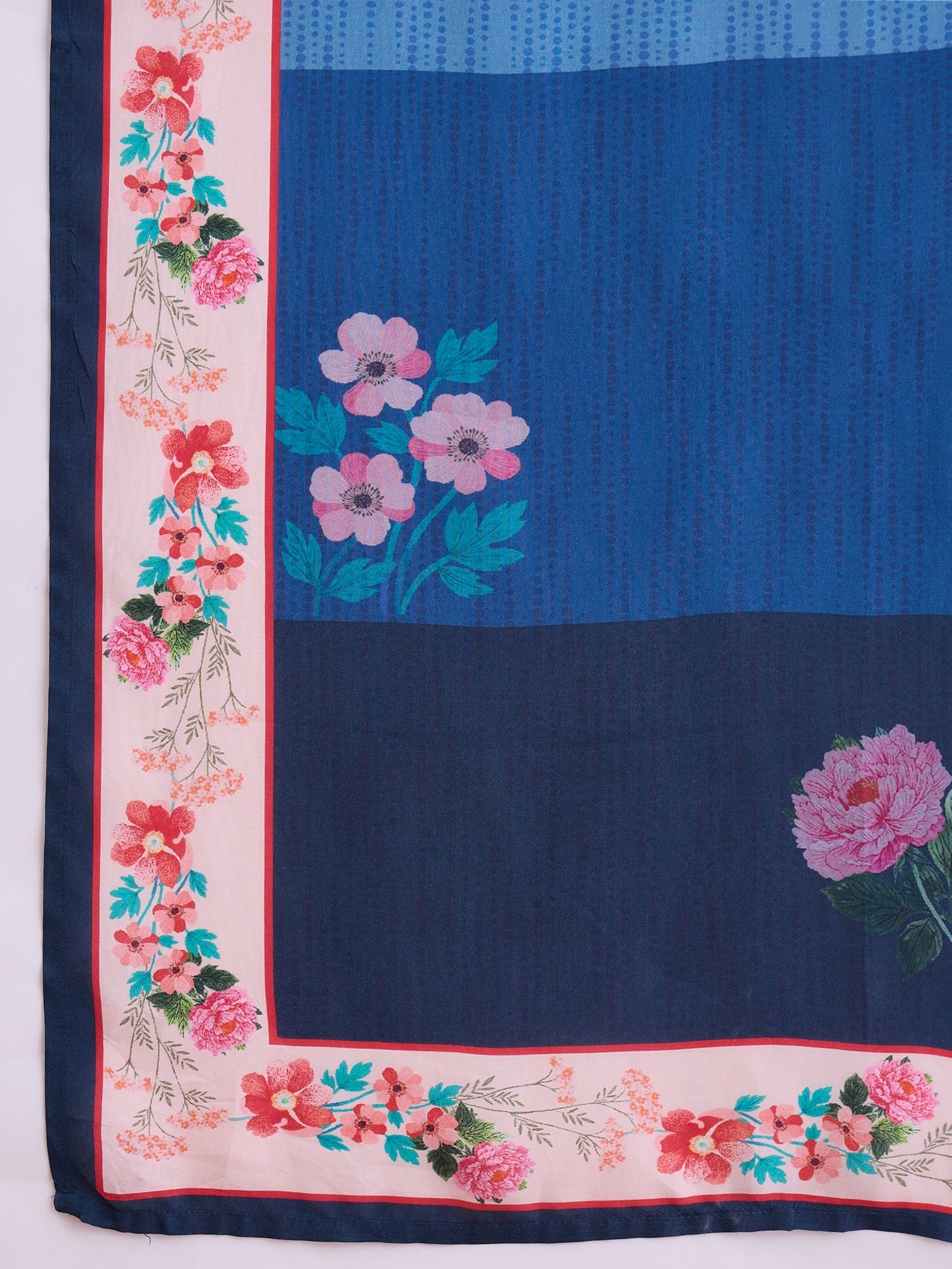 Women Floral Printed Kurta with Trouser & Dupatta