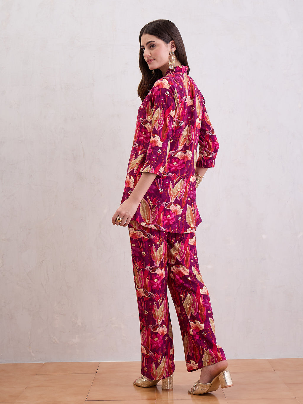 Printed Top & Trousers Co-Ords Set