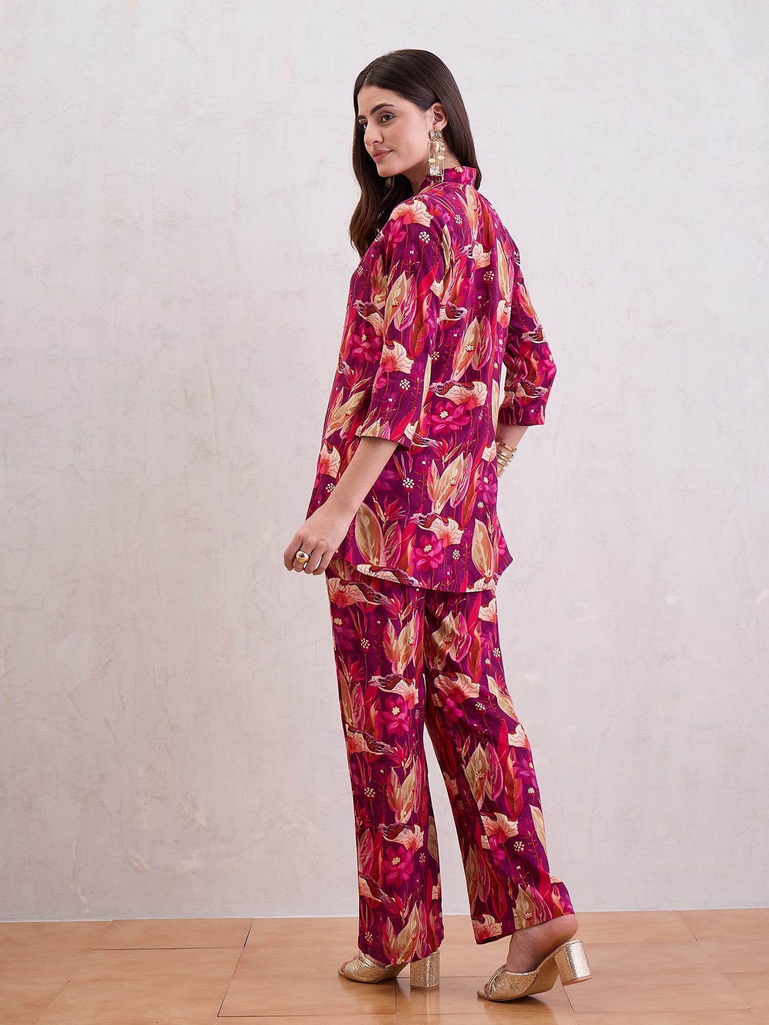 Printed Top & Trousers Co-Ords Set