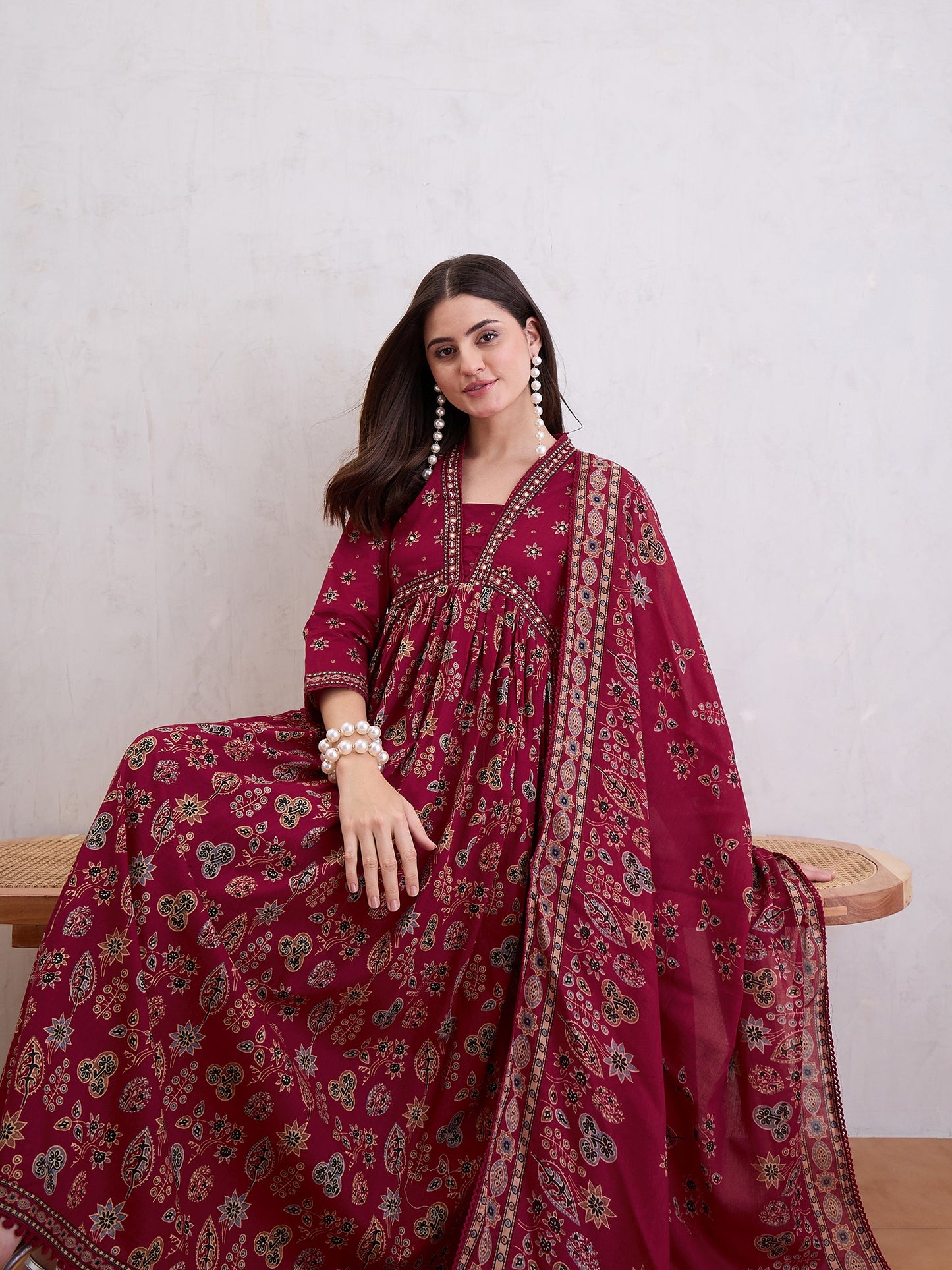 Women Anarkali Kurta Set