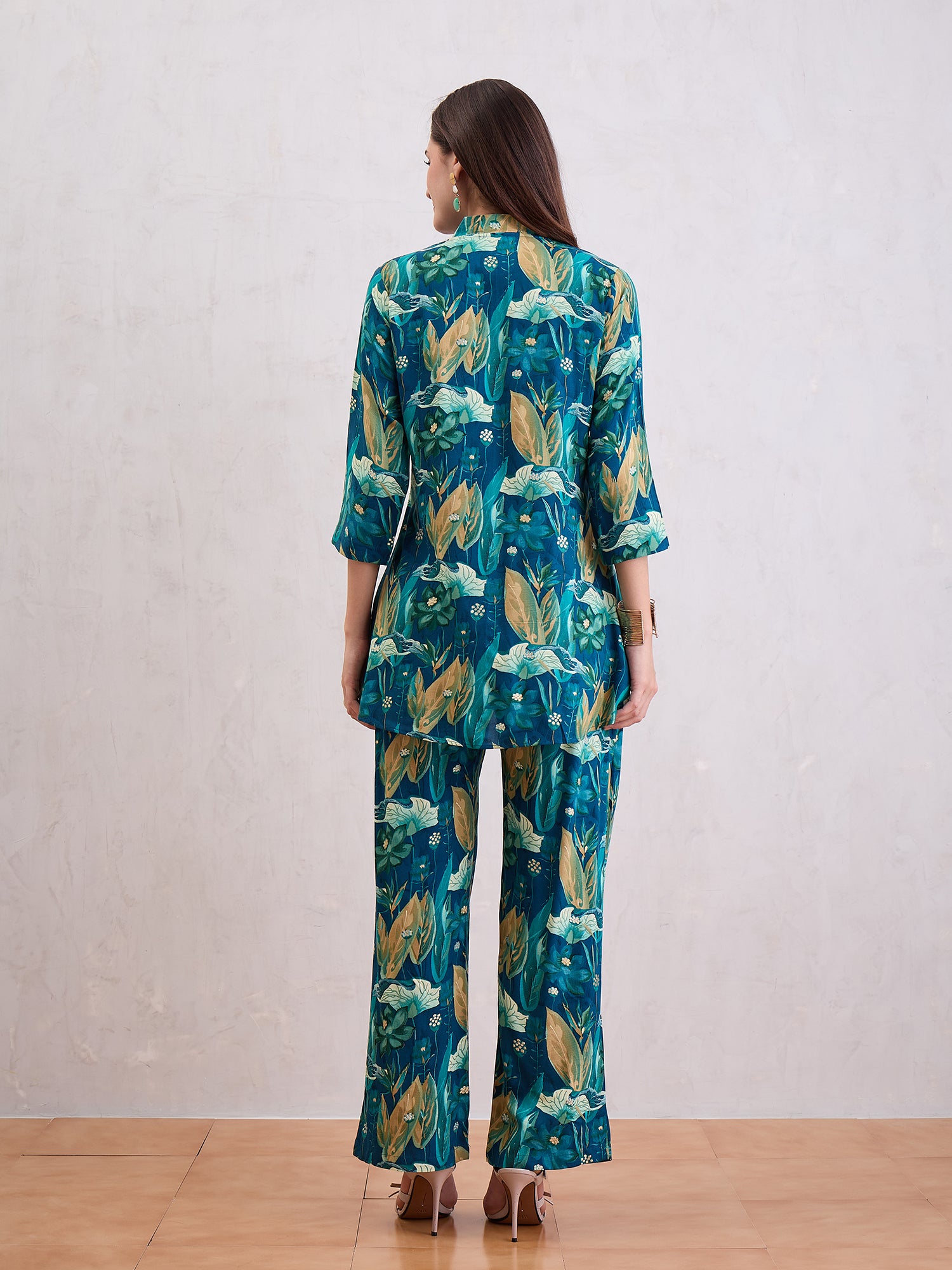 Printed Top & Trousers Co-Ords Set