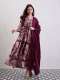 Women Voile Anarkali Kurta Set