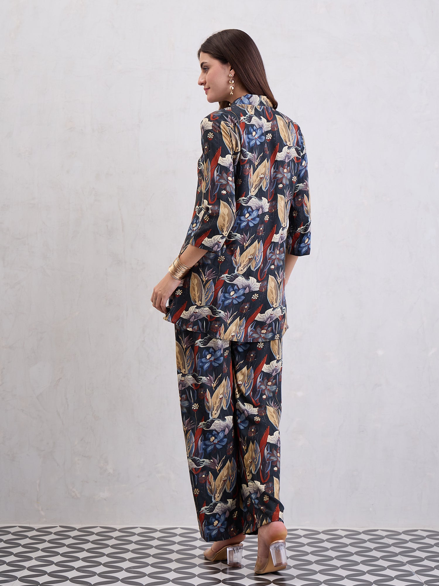 Printed Top & Trousers Co-Ords Set