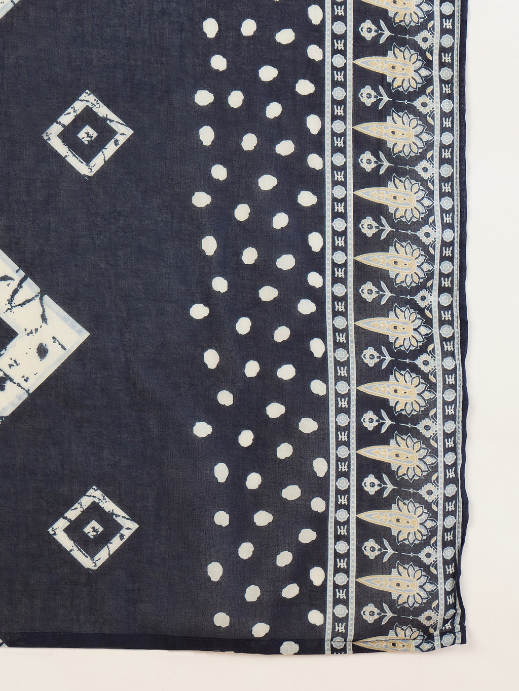 Women Printed Regular Pure Cotton Kurta with Trousers & With Dupatta