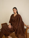 Women Floral Embroidered Regular Thread Work Kurta with Trousers & With Dupatta