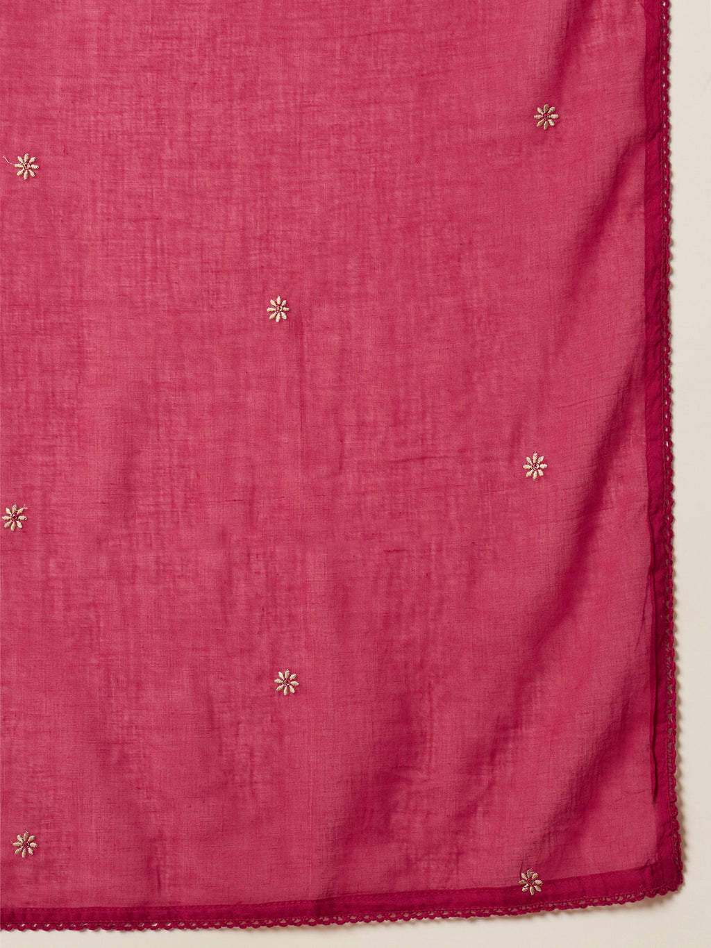 Women Ethnic Motifs Embroidered Angrakha Thread Work Kurta with Trousers & With Dupatta