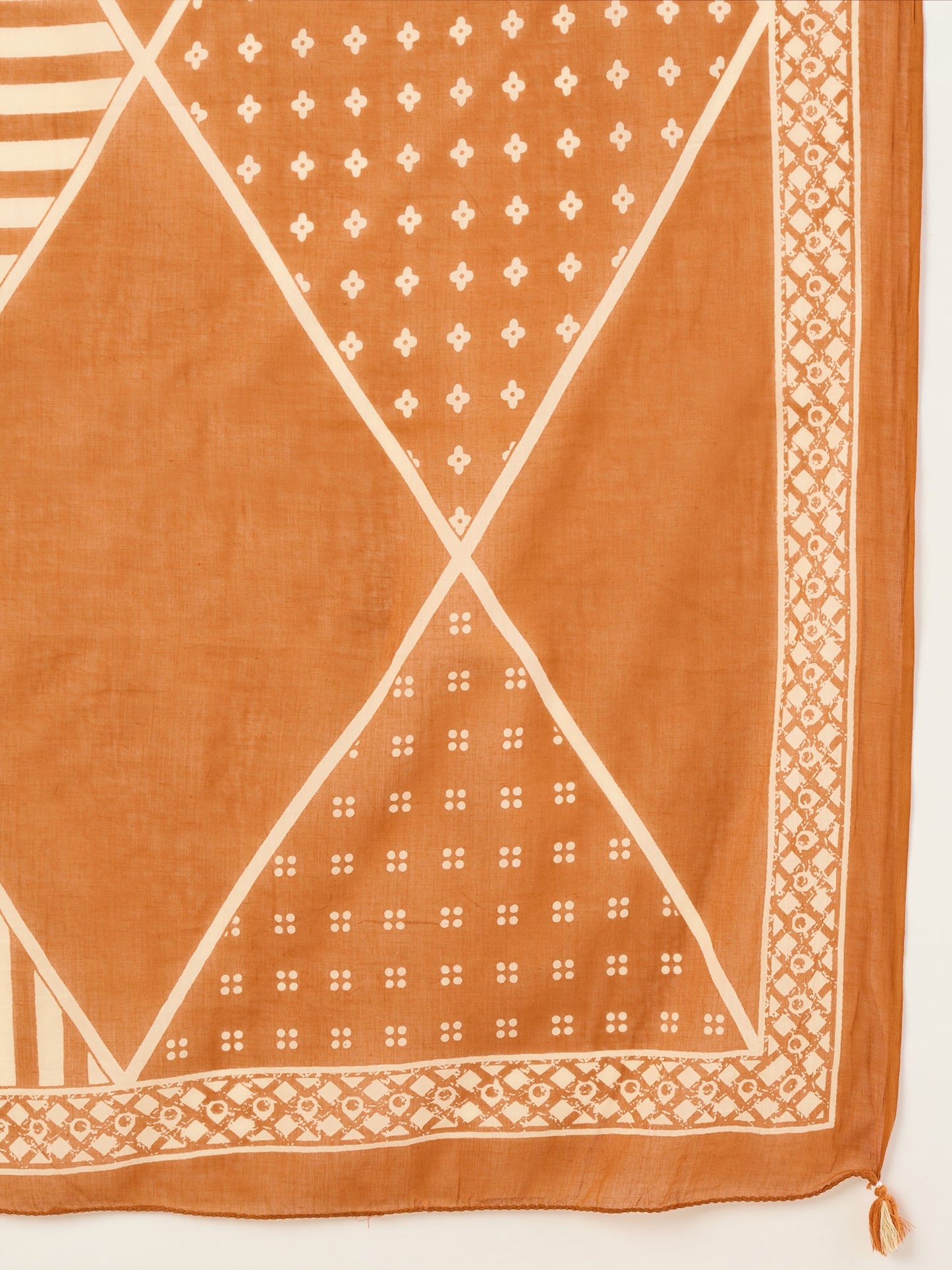 Women Printed Regular Thread Work Pure Cotton Kurta with Palazzos & With Dupatta