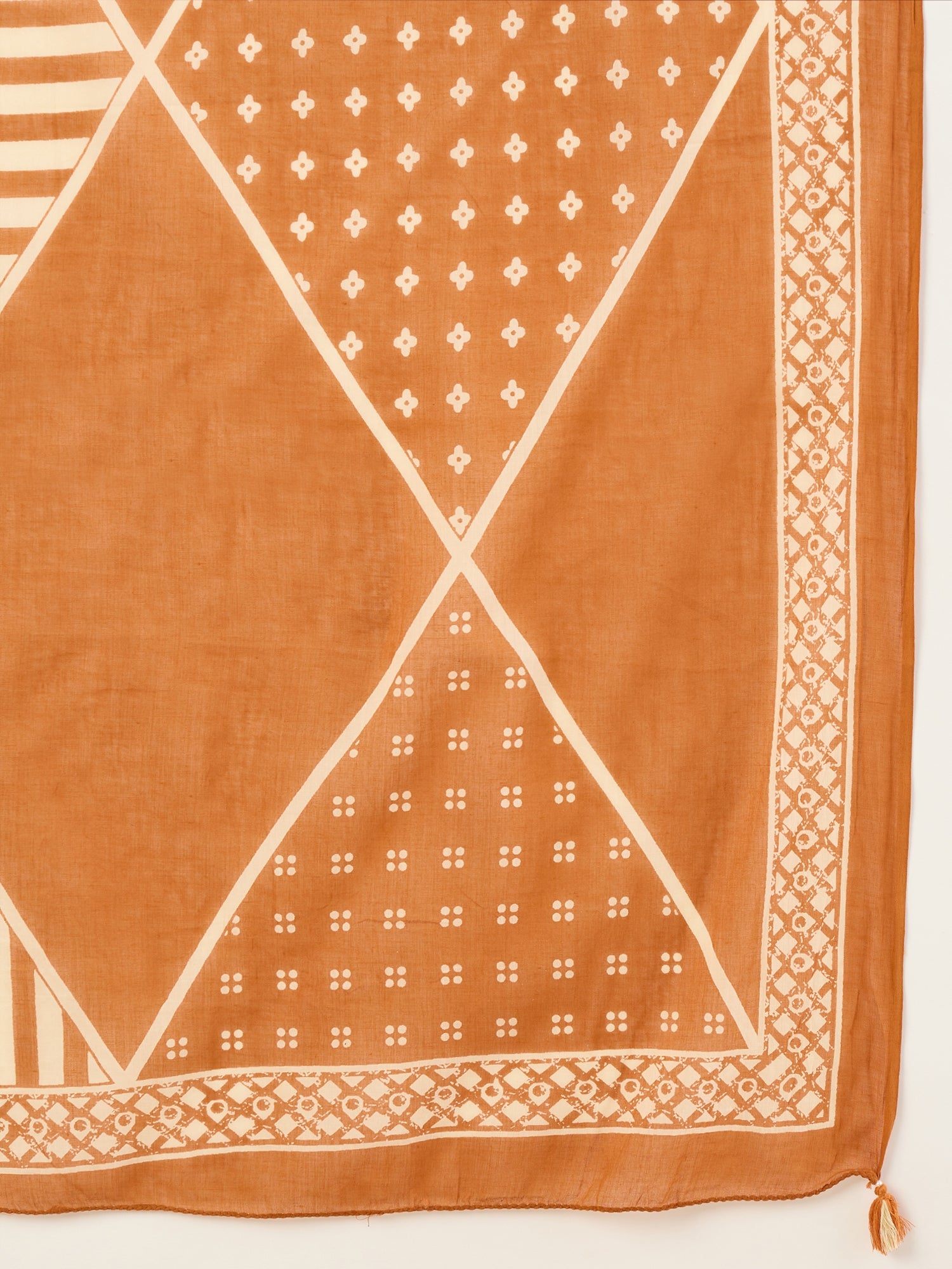 Women Printed Regular Thread Work Pure Cotton Kurta with Palazzos & With Dupatta