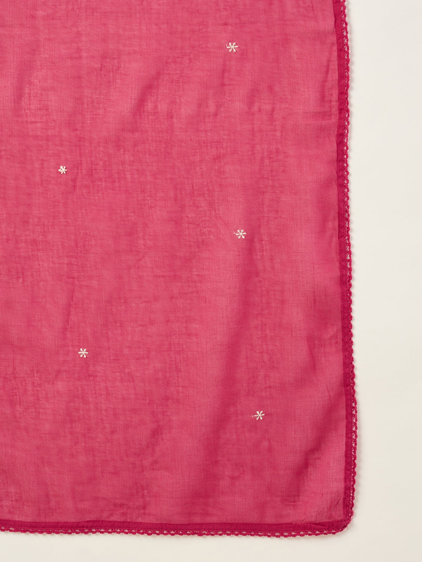 Women Ethnic Motifs Embroidered Empire Thread Work Kurta with Trousers & With Dupatta