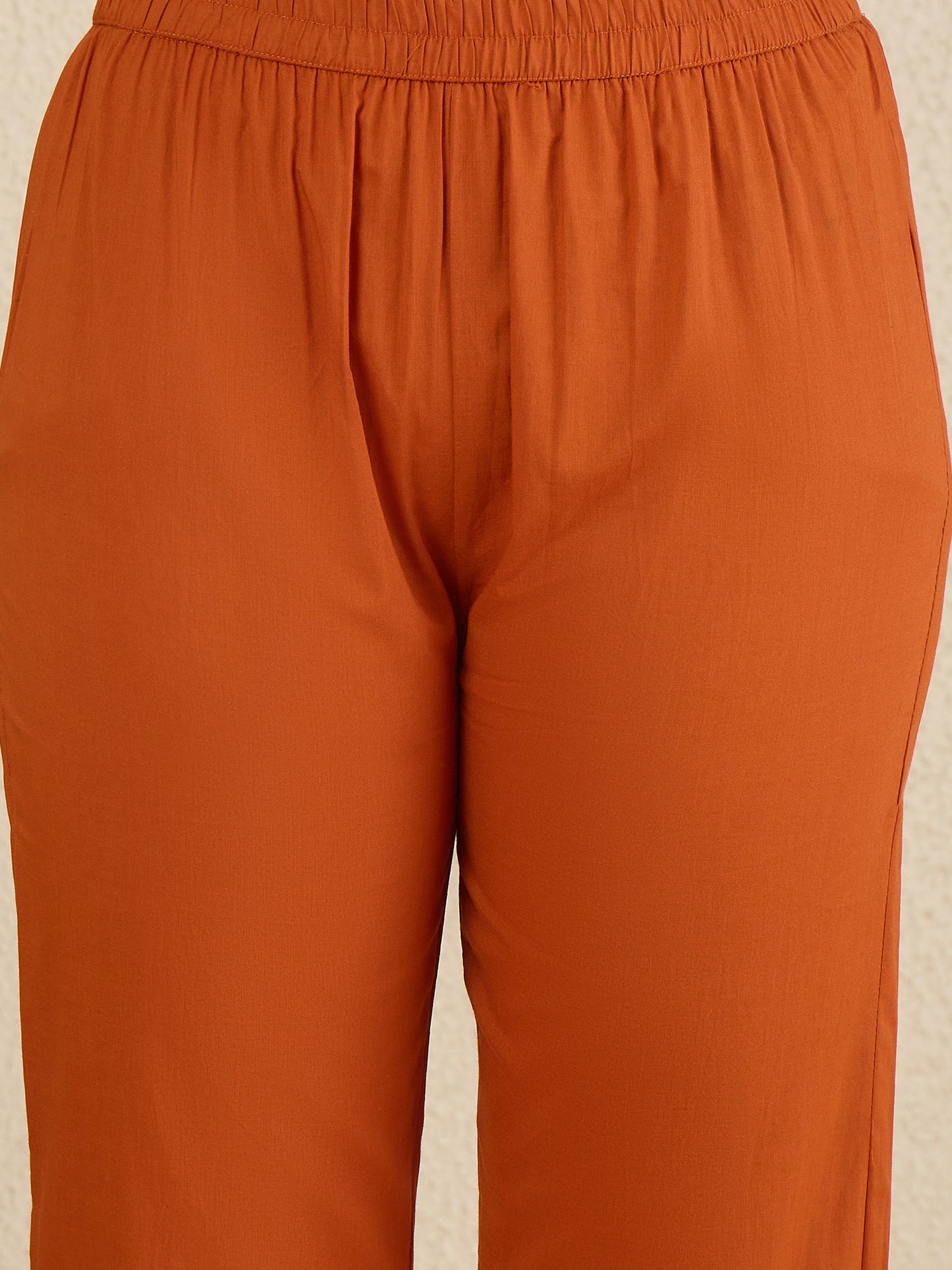 Women Ethnic Motifs Embroidered Empire Thread Work Kurta with Trousers & With Dupatta