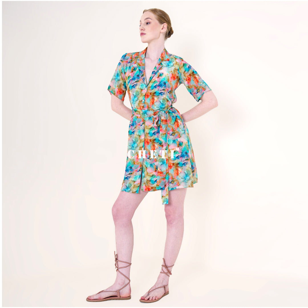 Digital Shirt Dress