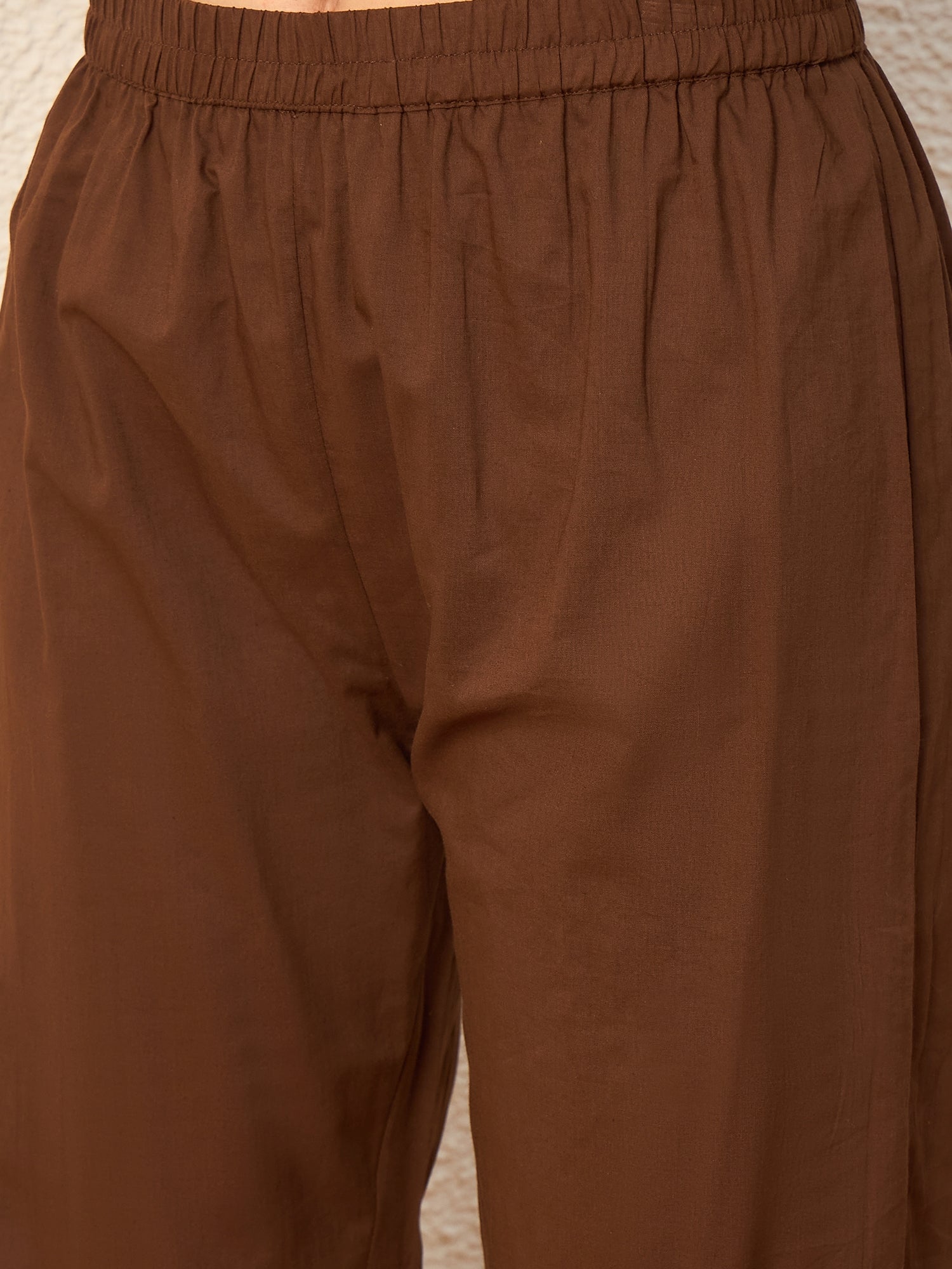 Women Ethnic Motifs Embroidered Panelled Thread Work Kurta with Trousers & With Dupatta