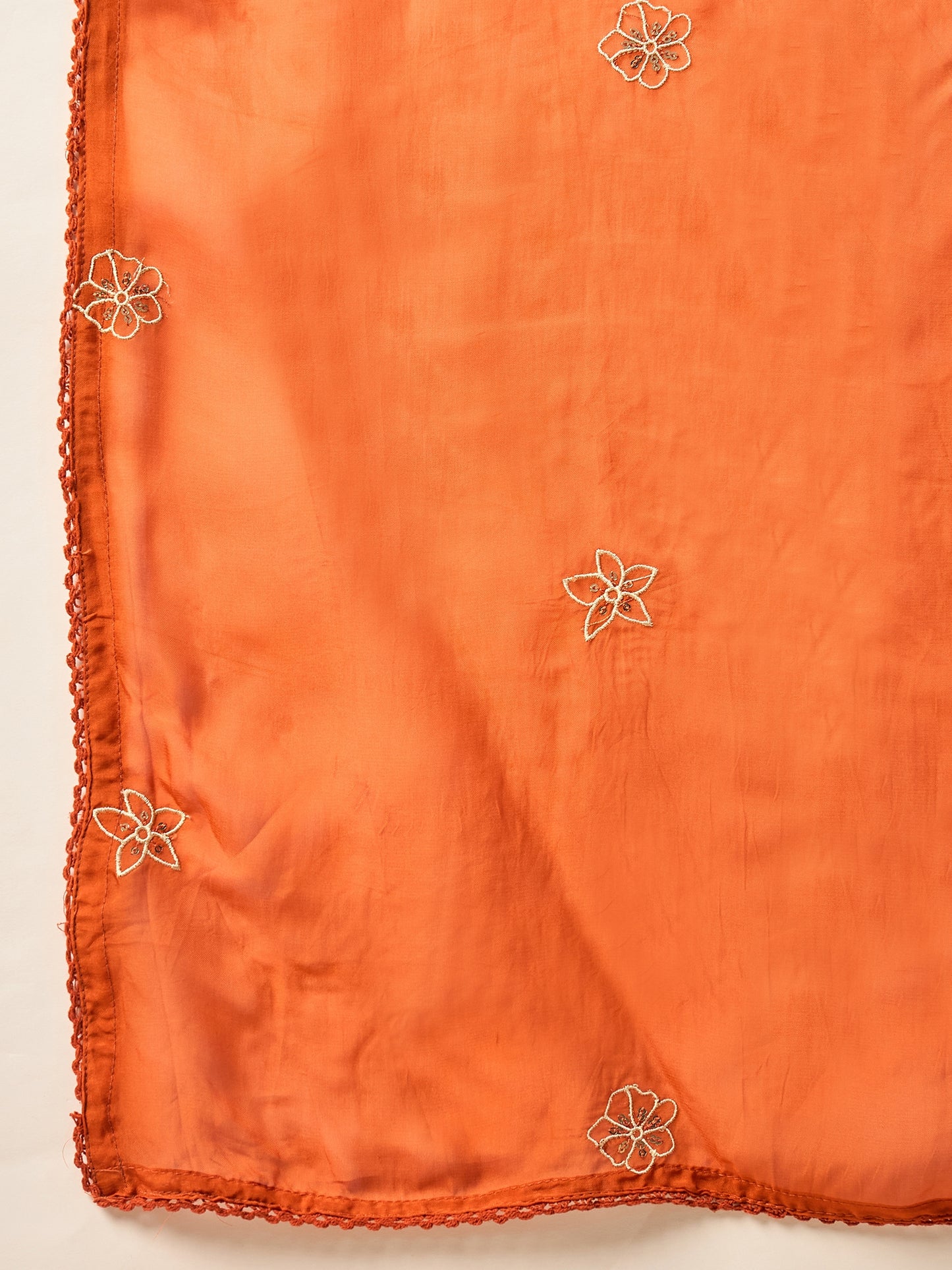 Women Floral Embroidered Regular Thread Work Kurta with Trousers & With Dupatta