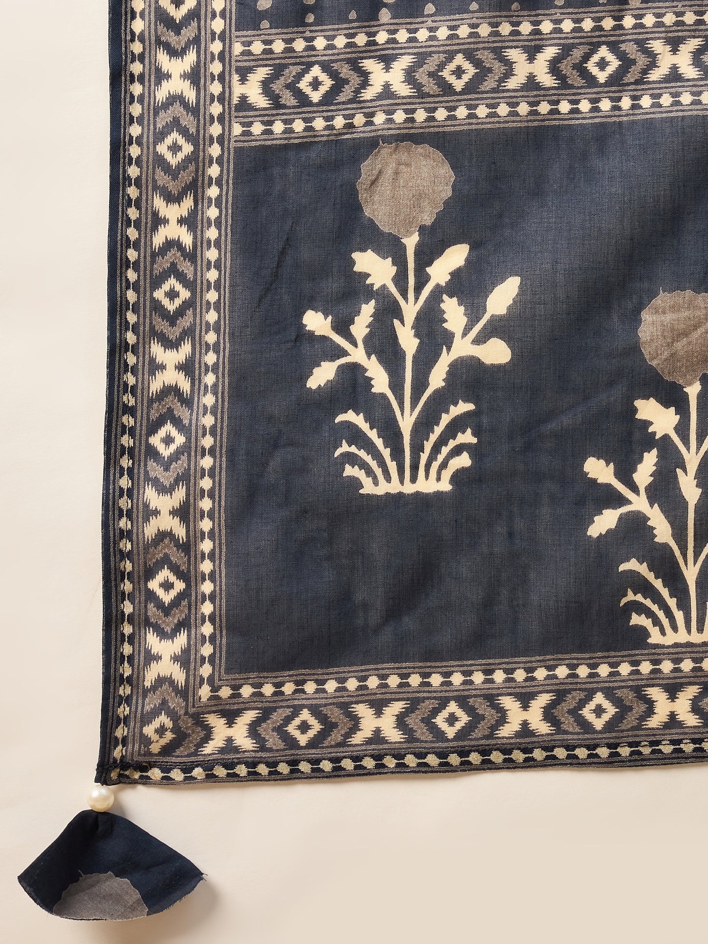 Women Ethnic Motifs Printed Regular Pure Cotton Kurta with Patiala & With Dupatta